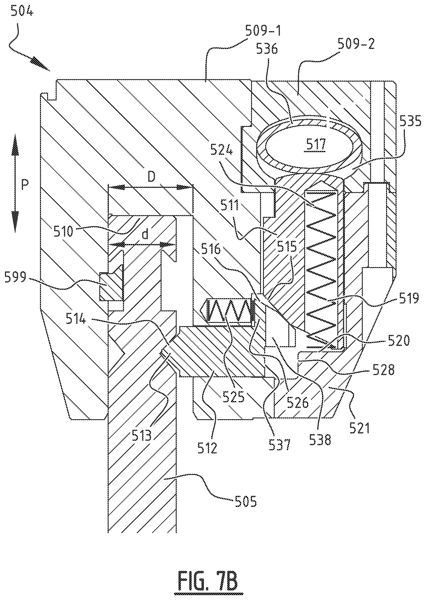 Patent US12325057 Figure 10 – Clamping system for a press brake having a first biasing means acting on an actuating member and press brake comprising such a clamping system