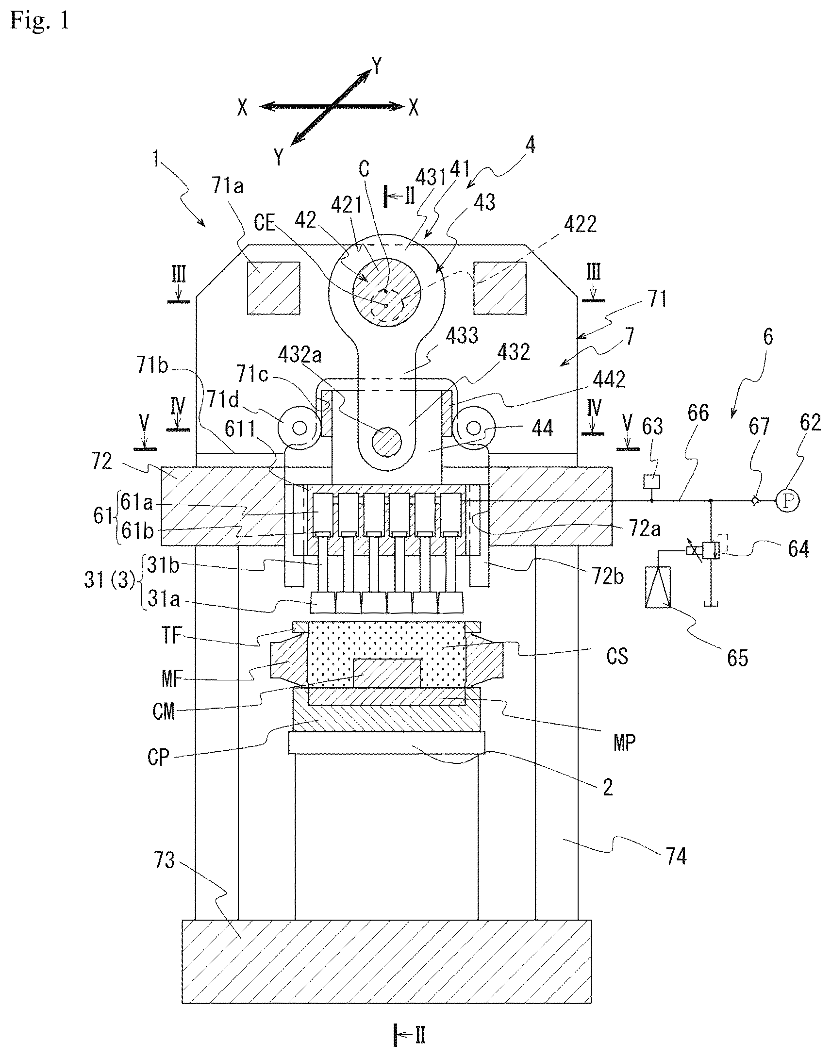 Patent US12325062 Figure 1 – Casting mold shaping apparatus and casting mold shaping method