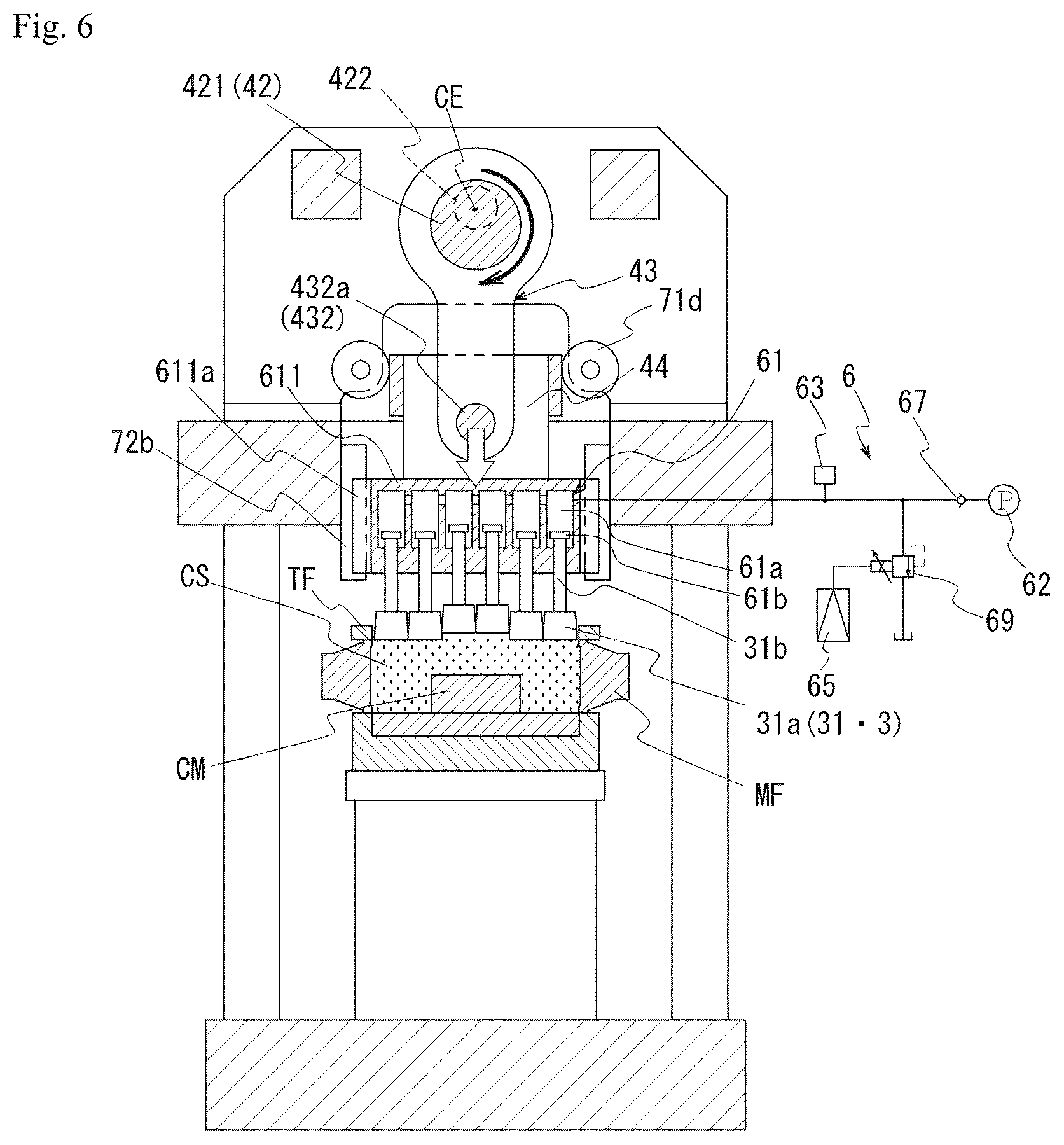 Patent US12325062 Figure 5 – Casting mold shaping apparatus and casting mold shaping method
