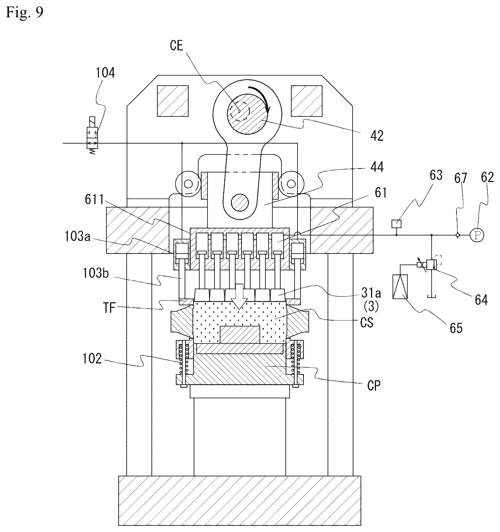 Patent US12325062 Figure 8 – Casting mold shaping apparatus and casting mold shaping method