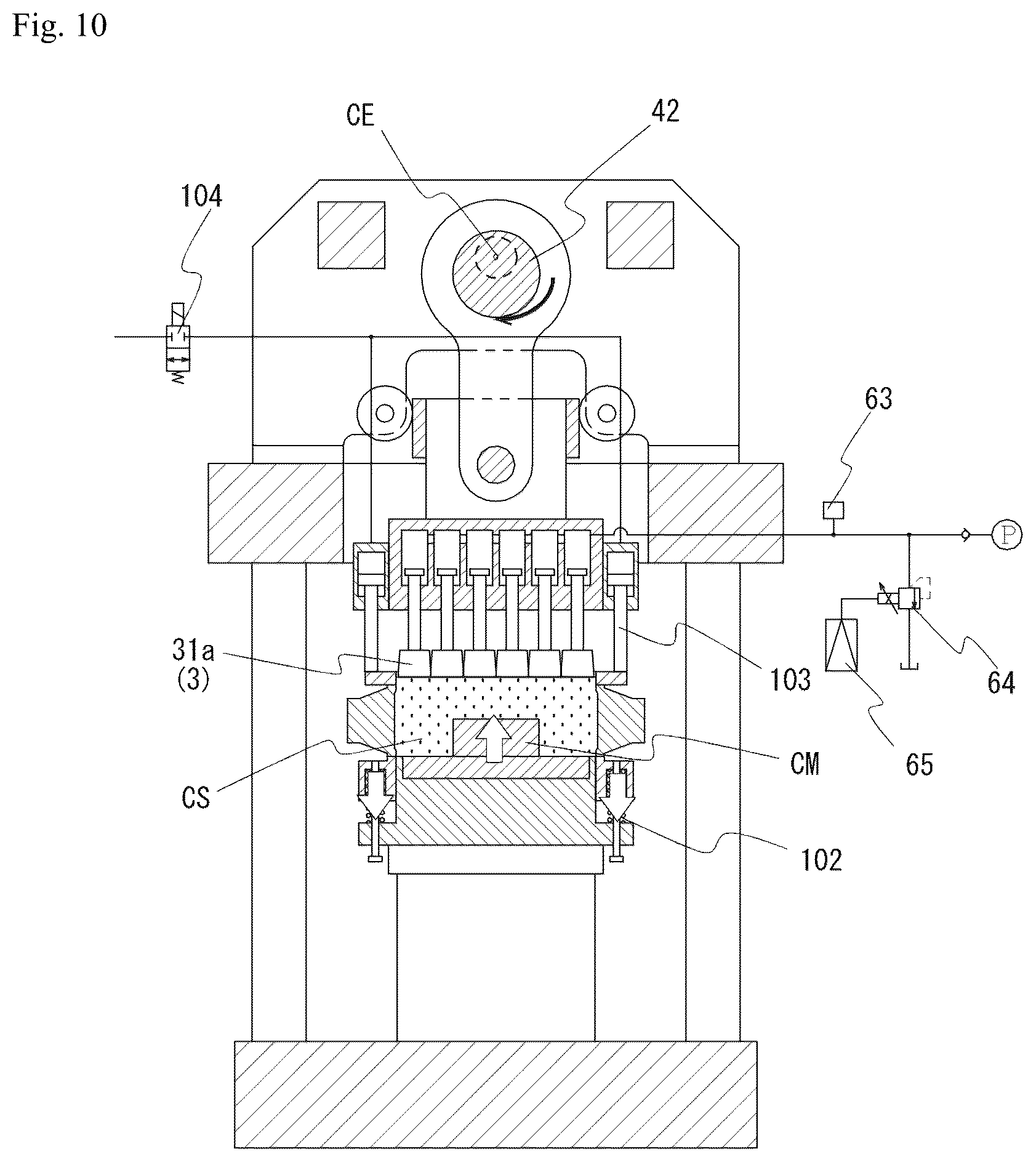 Patent US12325062 Figure 9 – Casting mold shaping apparatus and casting mold shaping method