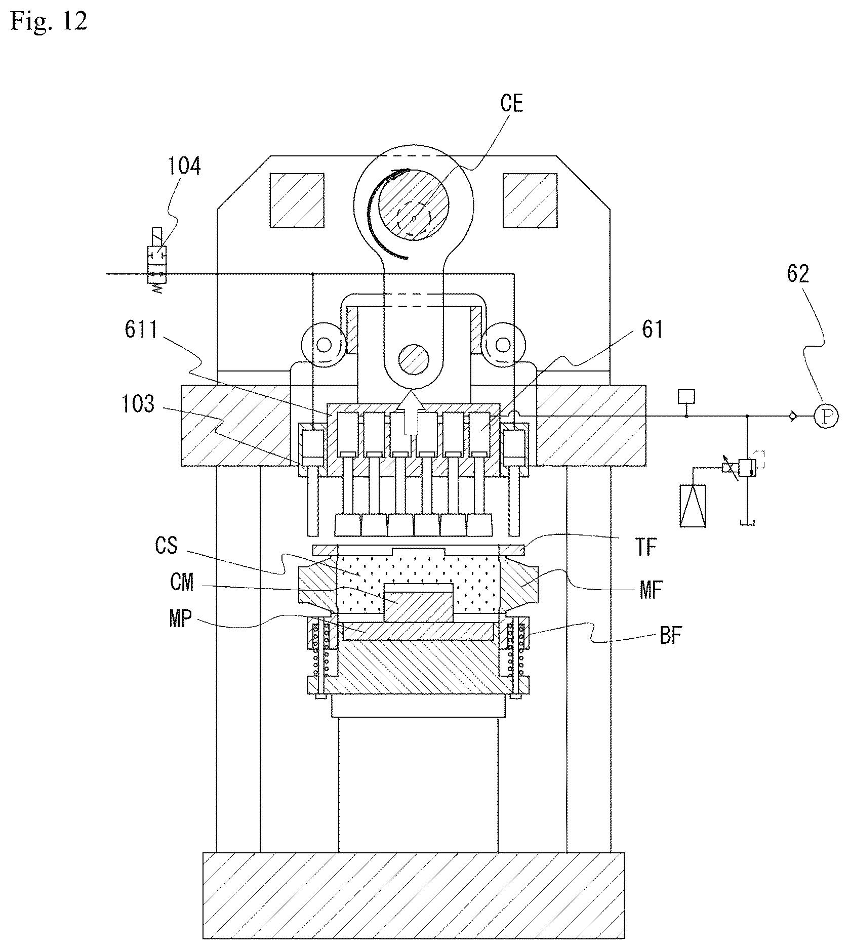 Patent US12325062 Figure 11 – Casting mold shaping apparatus and casting mold shaping method