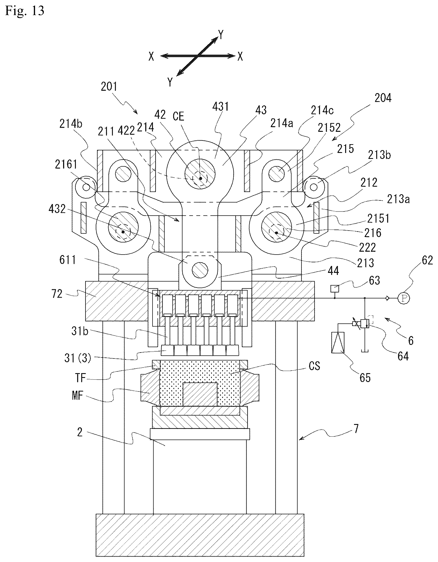 Patent US12325062 Figure 12 – Casting mold shaping apparatus and casting mold shaping method