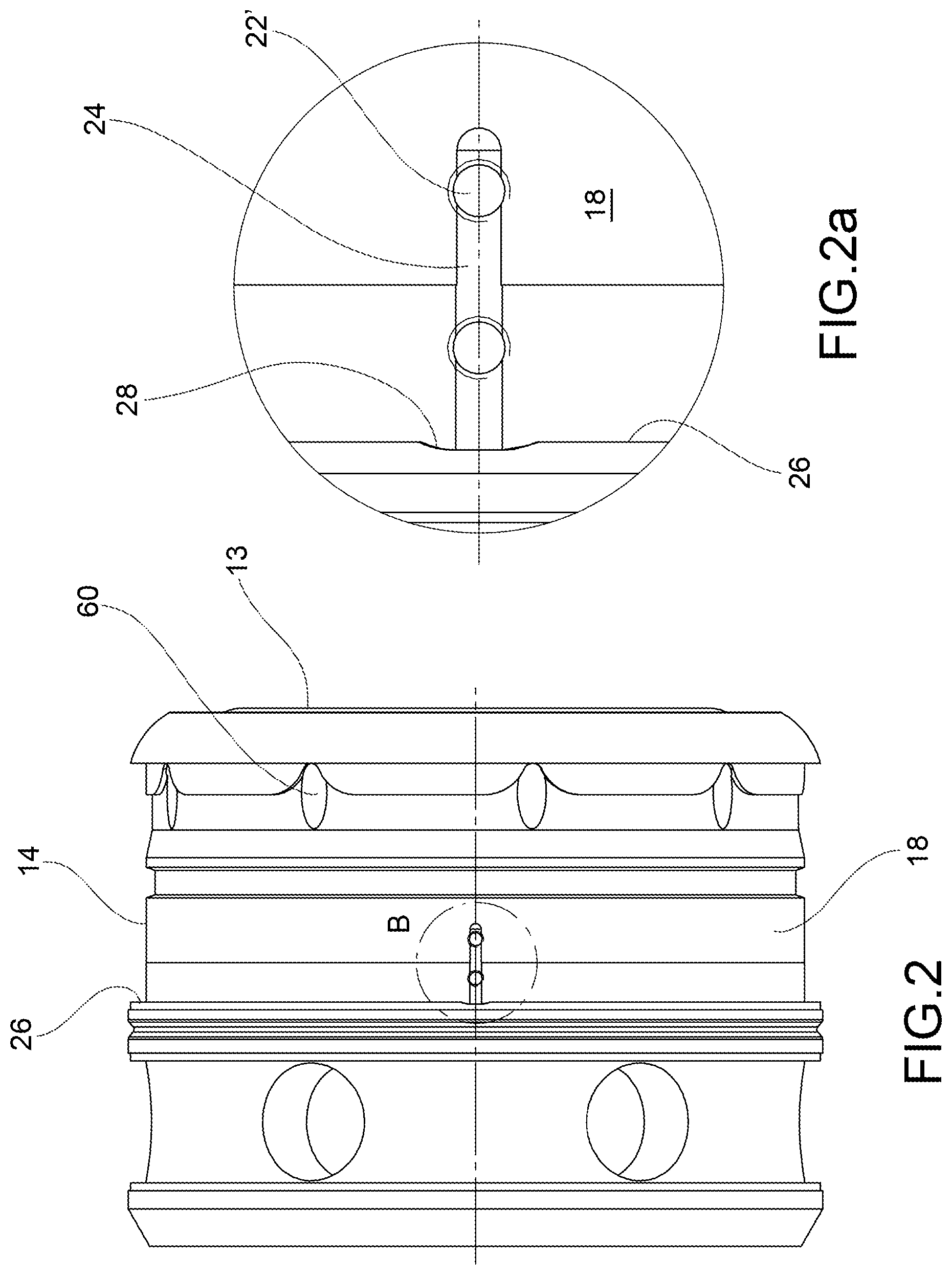 Patent US12325064 — Head and lubricated piston — Figure 1