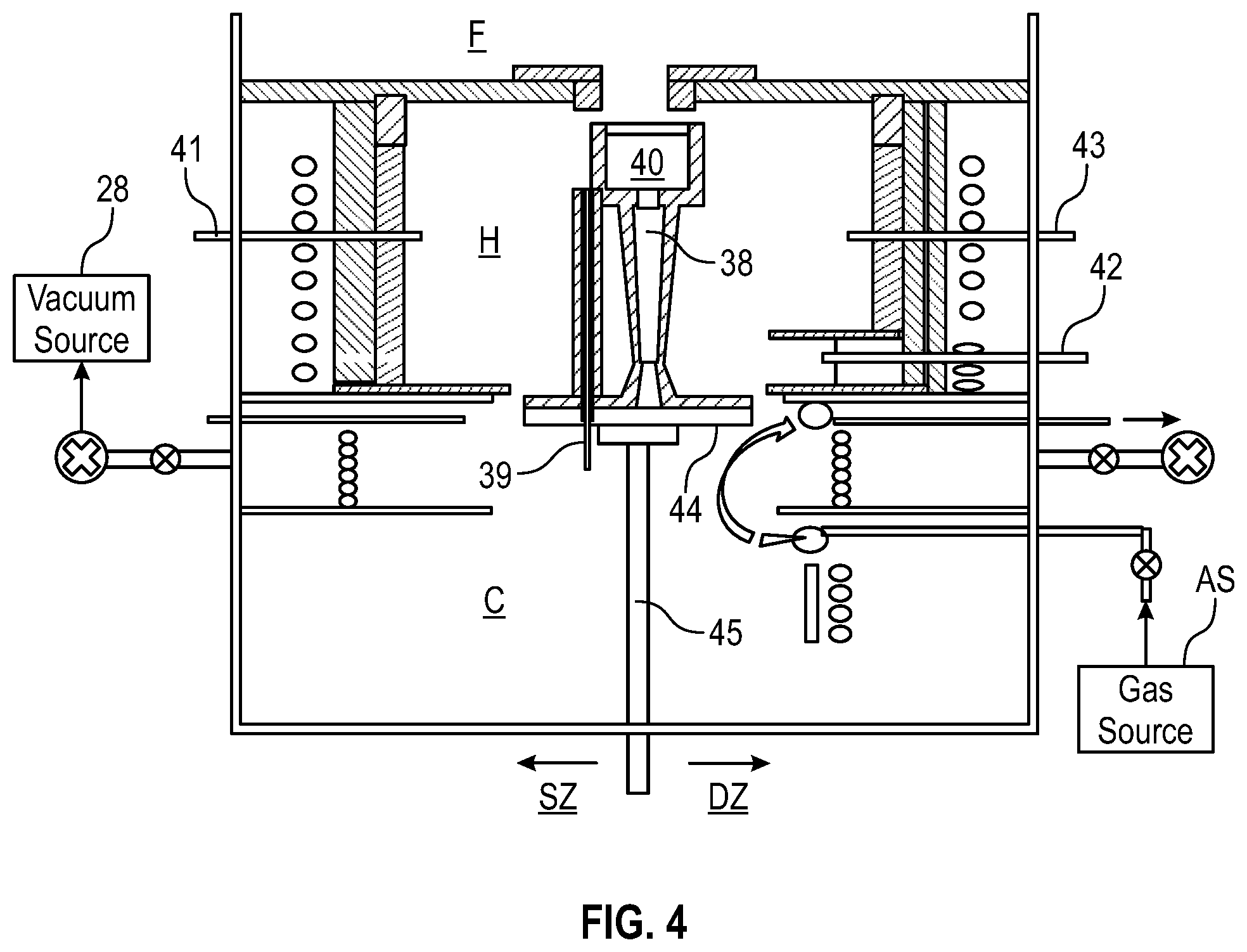 Patent US12325066 Figure 4 – Casting furnace for solidification restructuring (FSR)