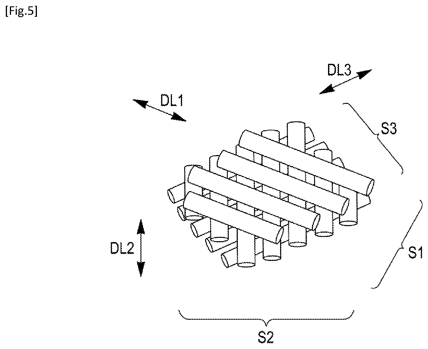 Patent US12325068 Figure 3 – Method for the additive manufacture of a component fully or partially made up of a three-dimensional lattice