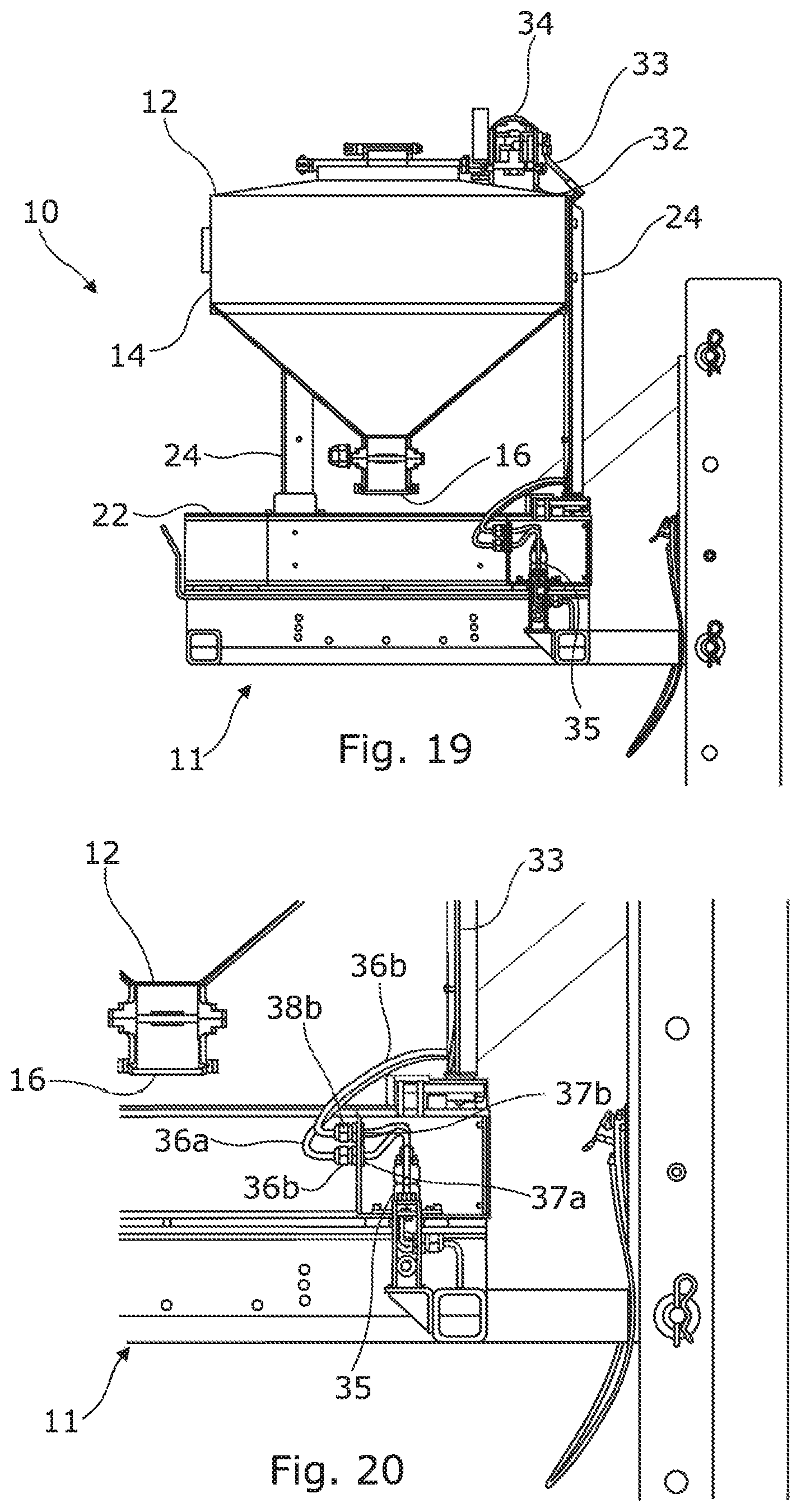 Patent US12325071 Figure 15 – Docking arrangement for an additive manufacturing process