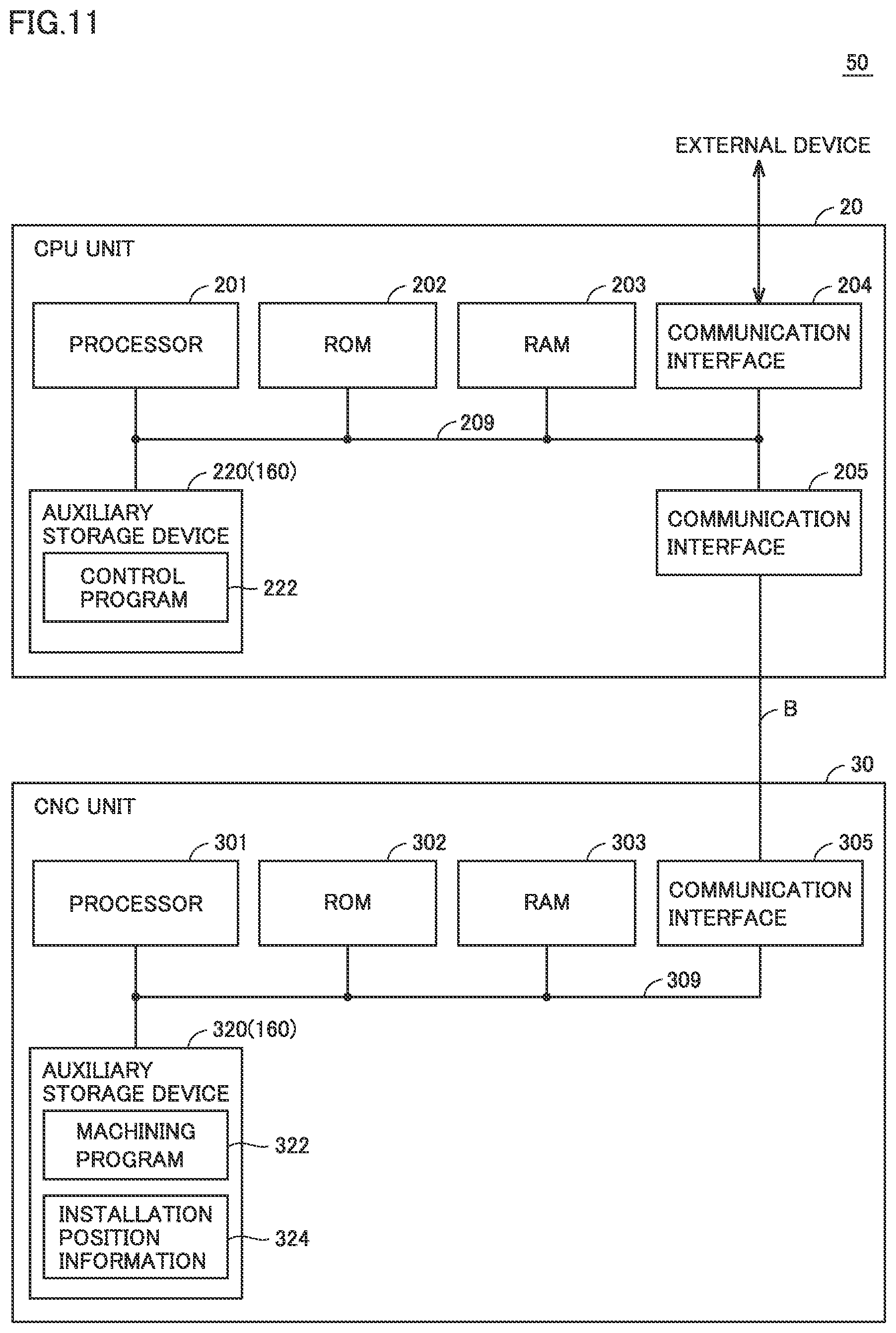 Patent US12325100 Figure 11 – Machine tool, machine tool control method, and non-transitory computer-readable medium