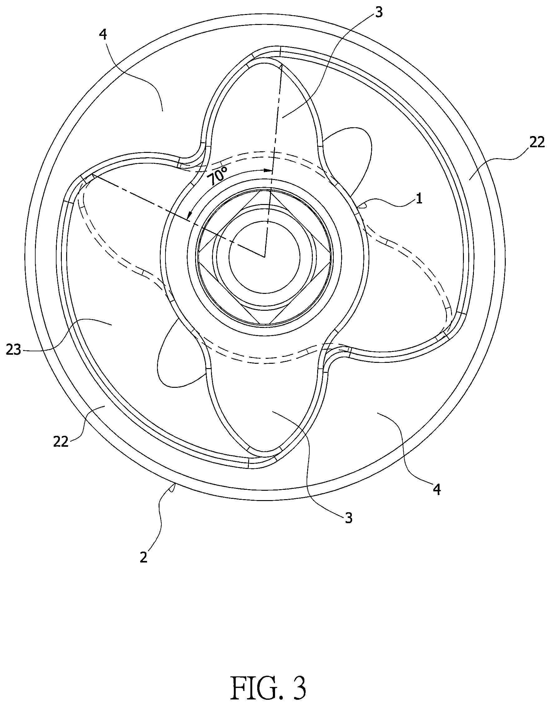 Patent US12325110 Figure 3 – Impact contact surface shape of an impact wrench