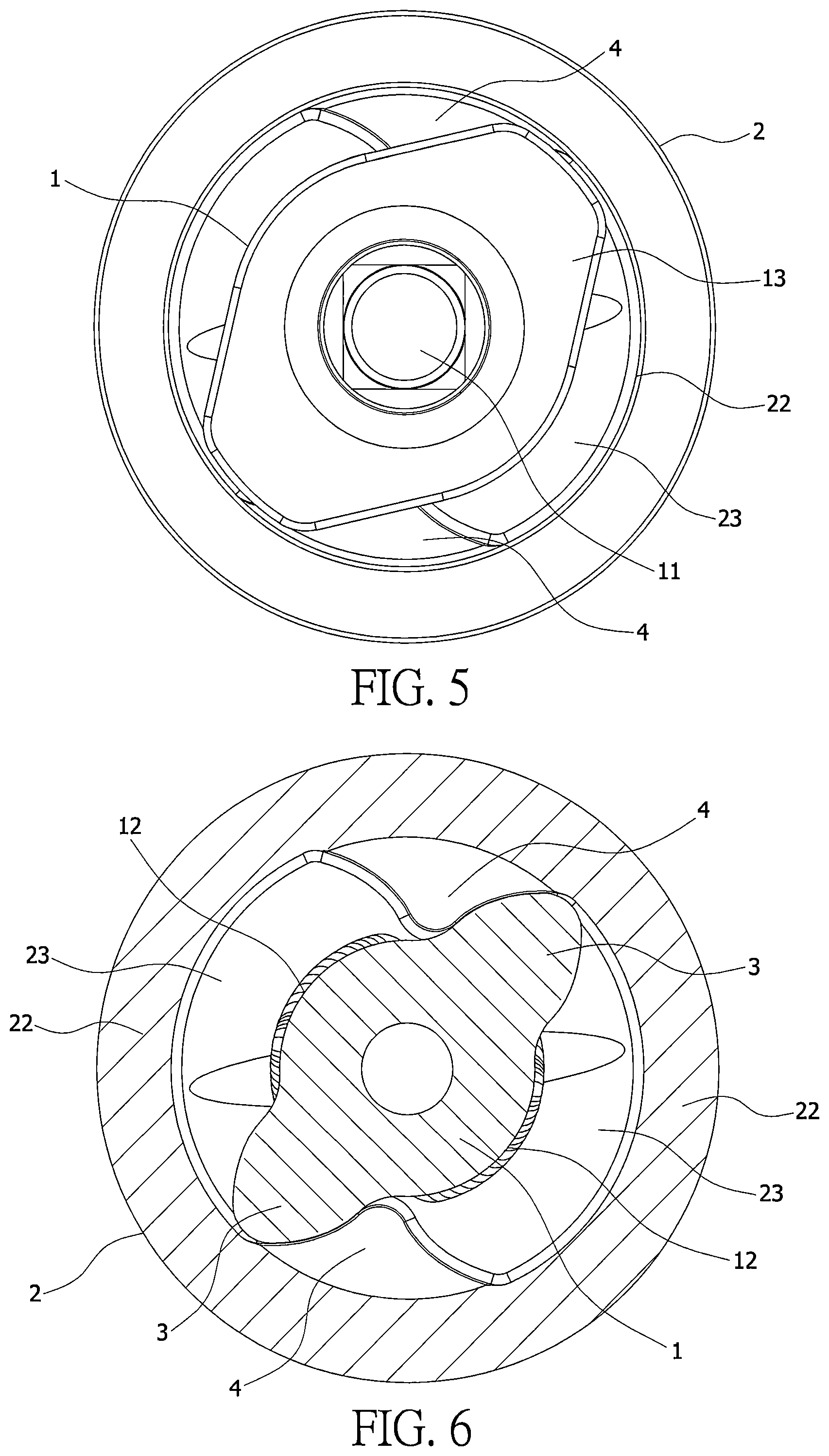 Patent US12325110 Figure 5 – Impact contact surface shape of an impact wrench