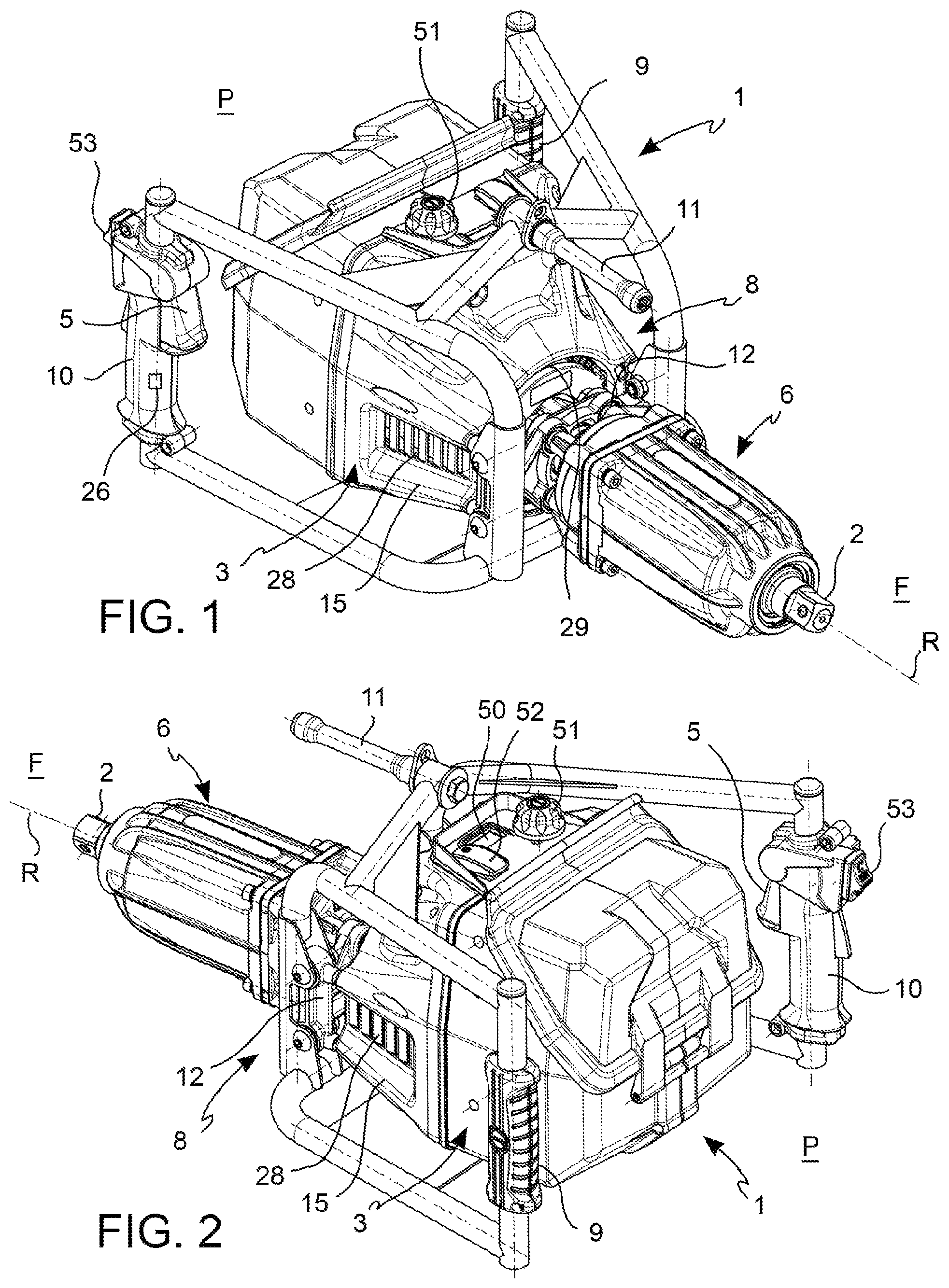 Patent US12325111 — Impact tool — Figure 1