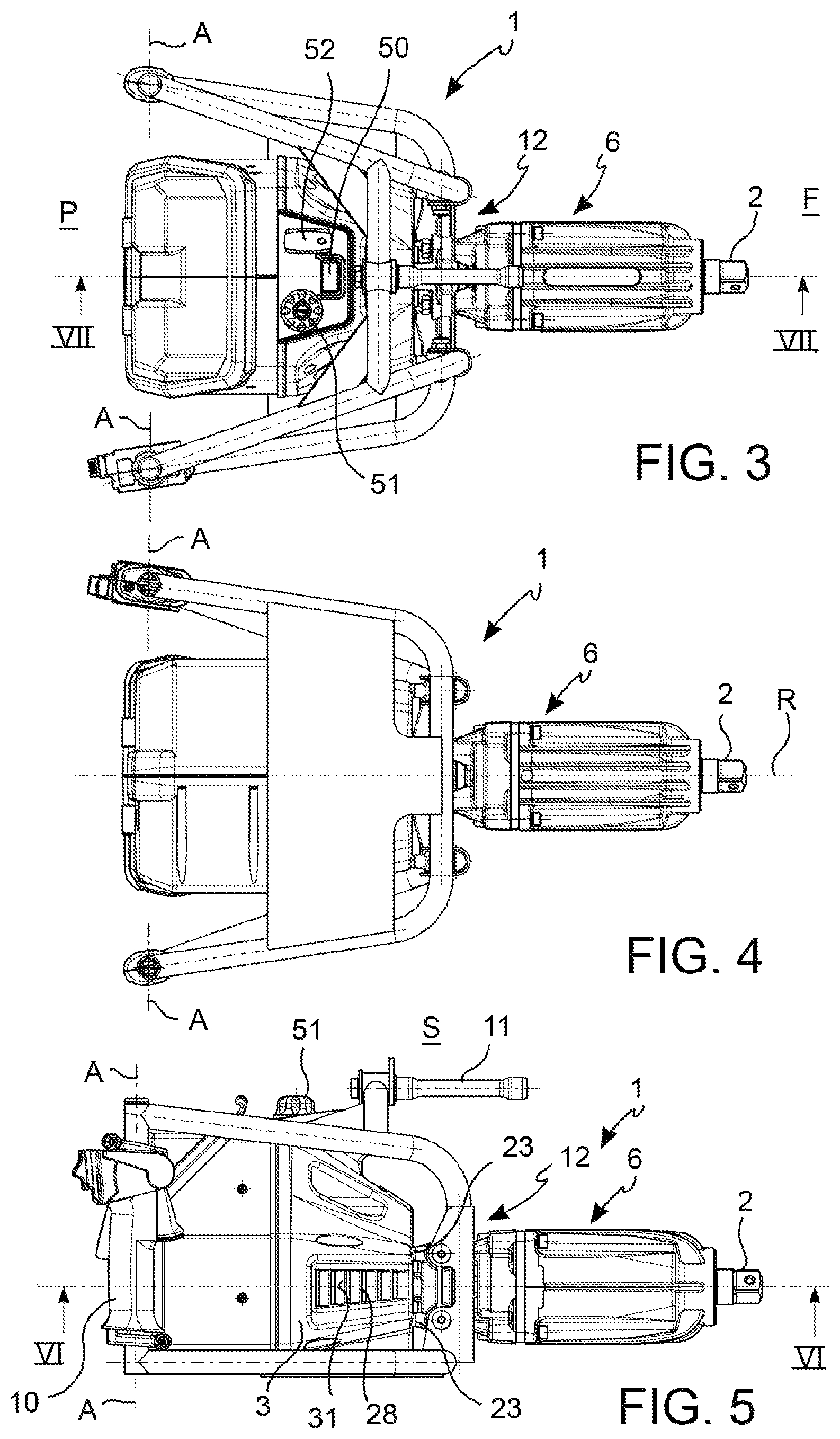 Patent US12325111 Figure 2 – Impact tool