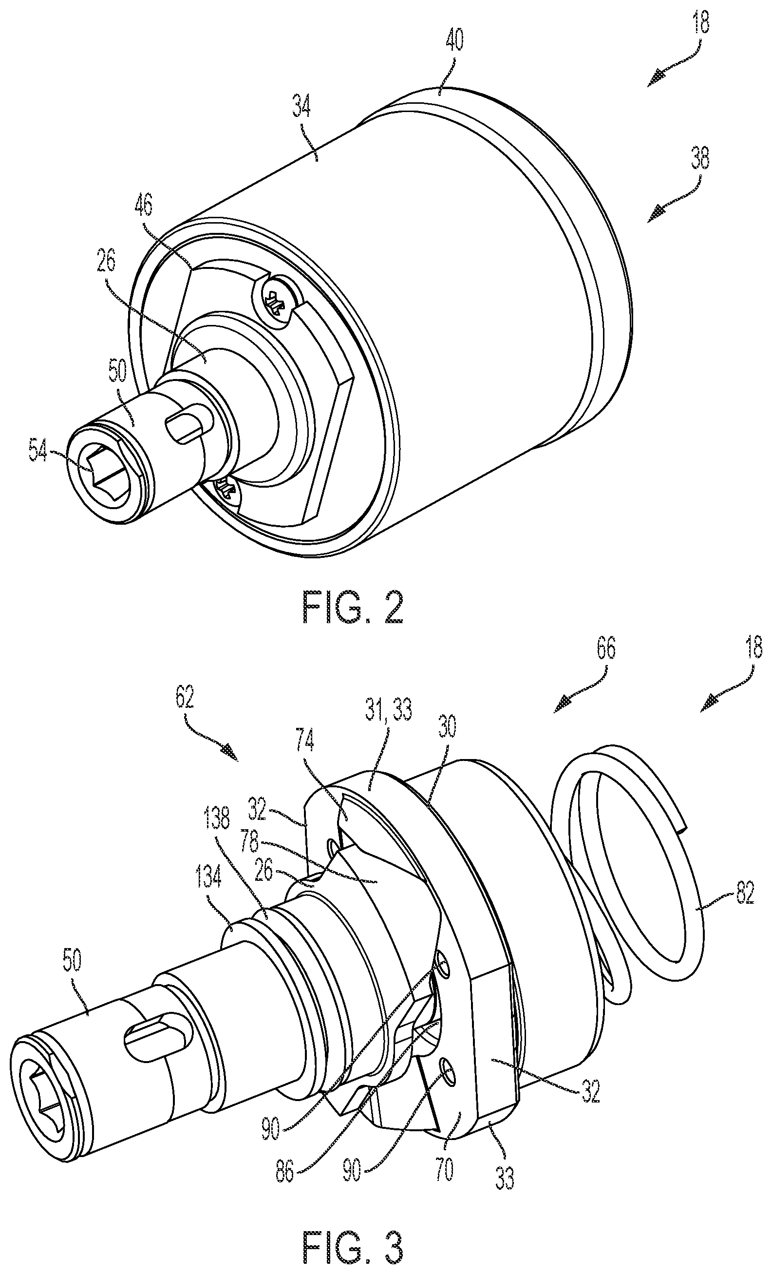 Patent US12325112 Figure 2 – Power tool with impulse assembly including a valve