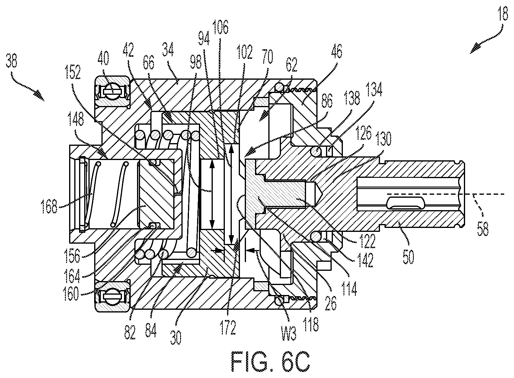 Patent US12325112 Figure 5 – Power tool with impulse assembly including a valve