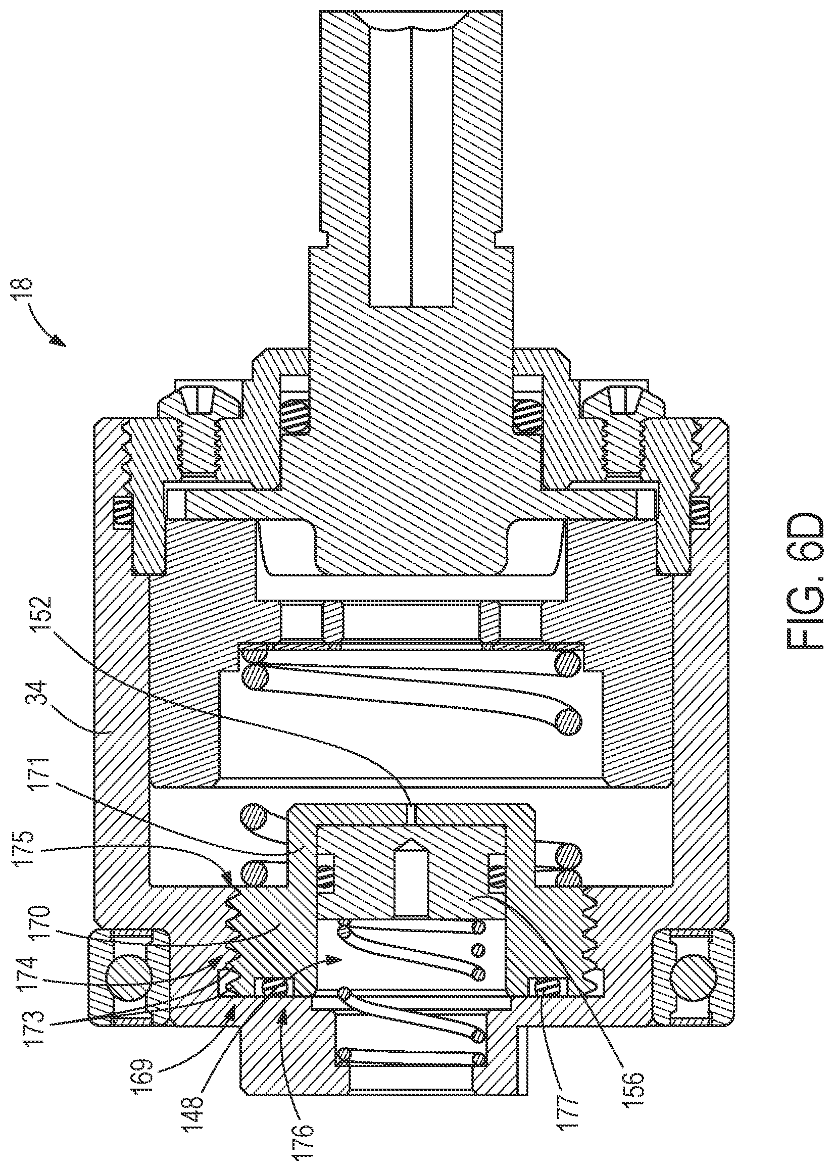 Patent US12325112 Figure 6 – Power tool with impulse assembly including a valve