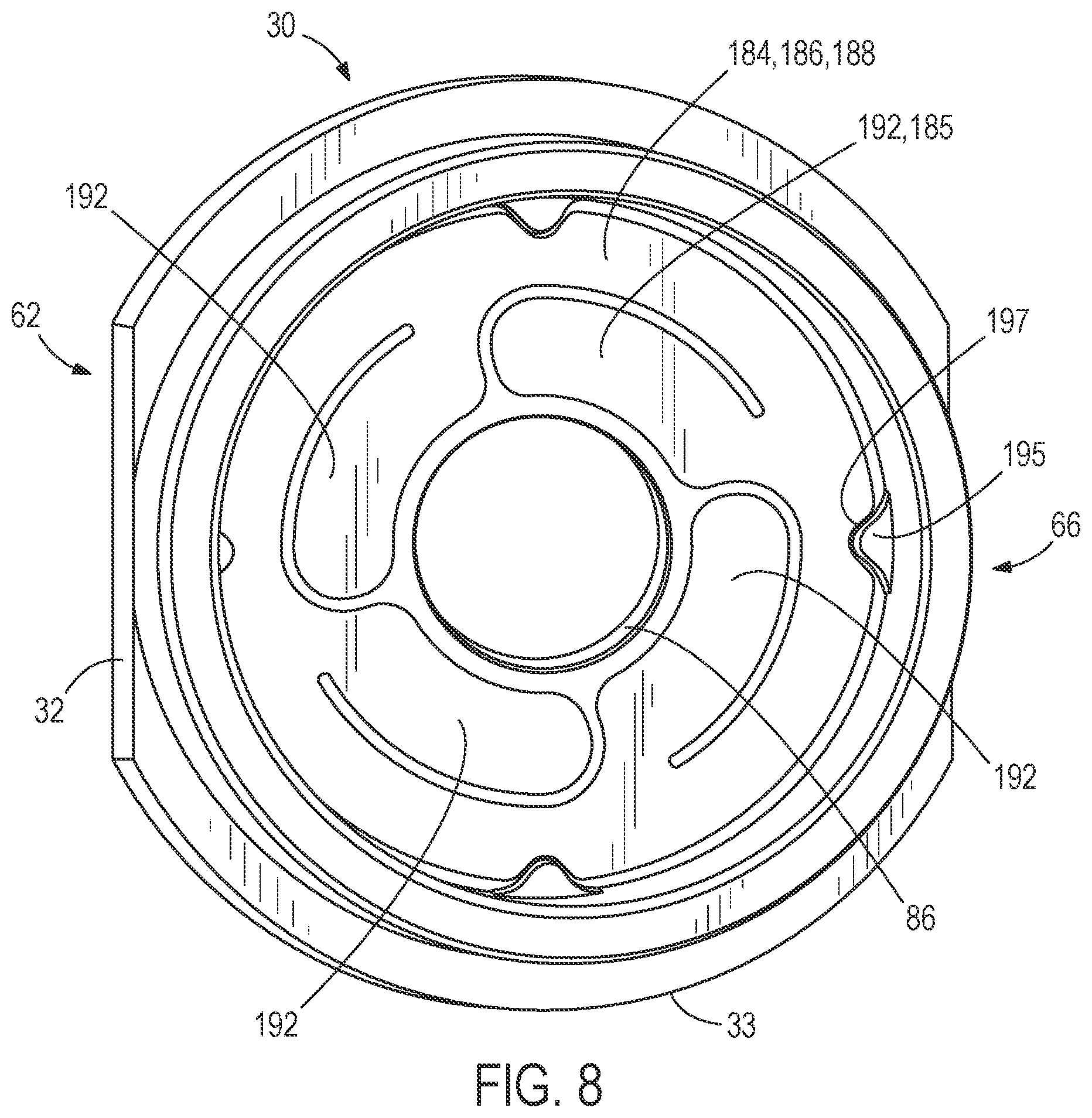 Patent US12325112 Figure 8 – Power tool with impulse assembly including a valve