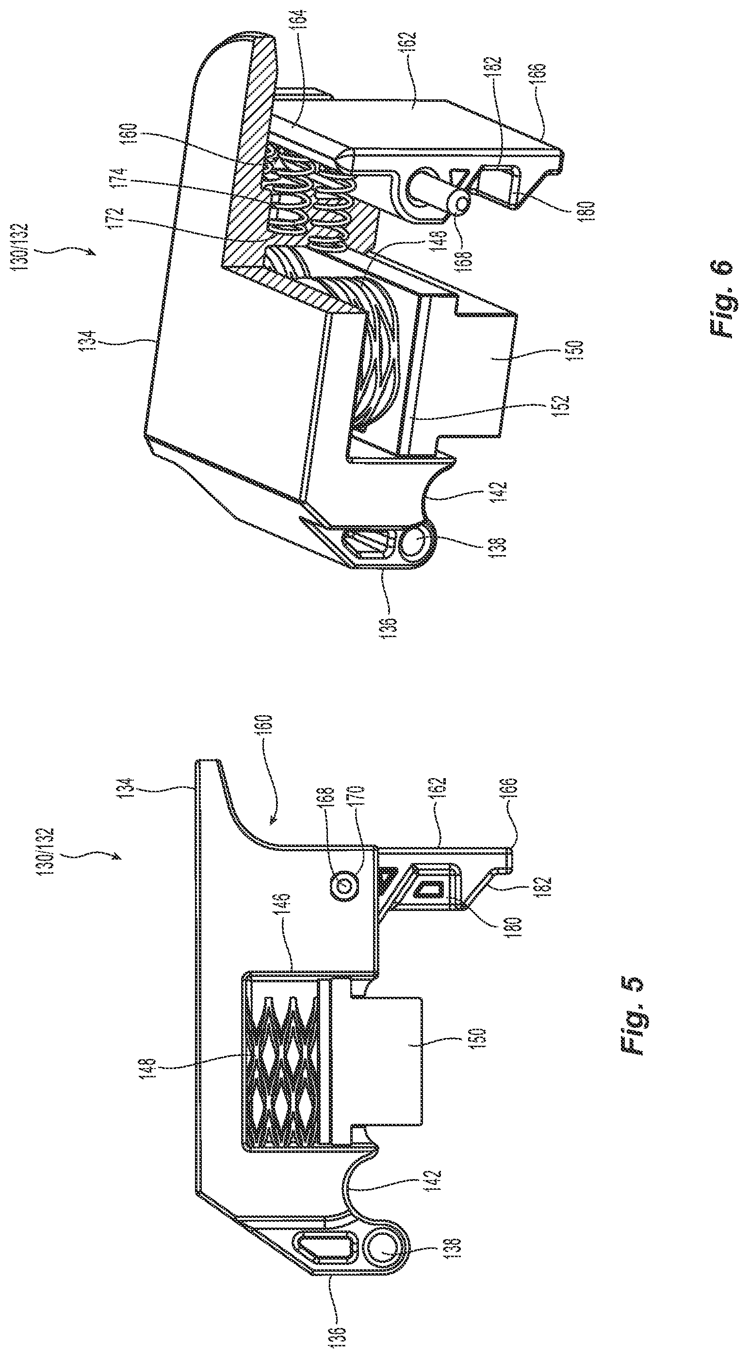 Patent US12325114 Figure 5 – Fiber handling tool with spring loaded doors