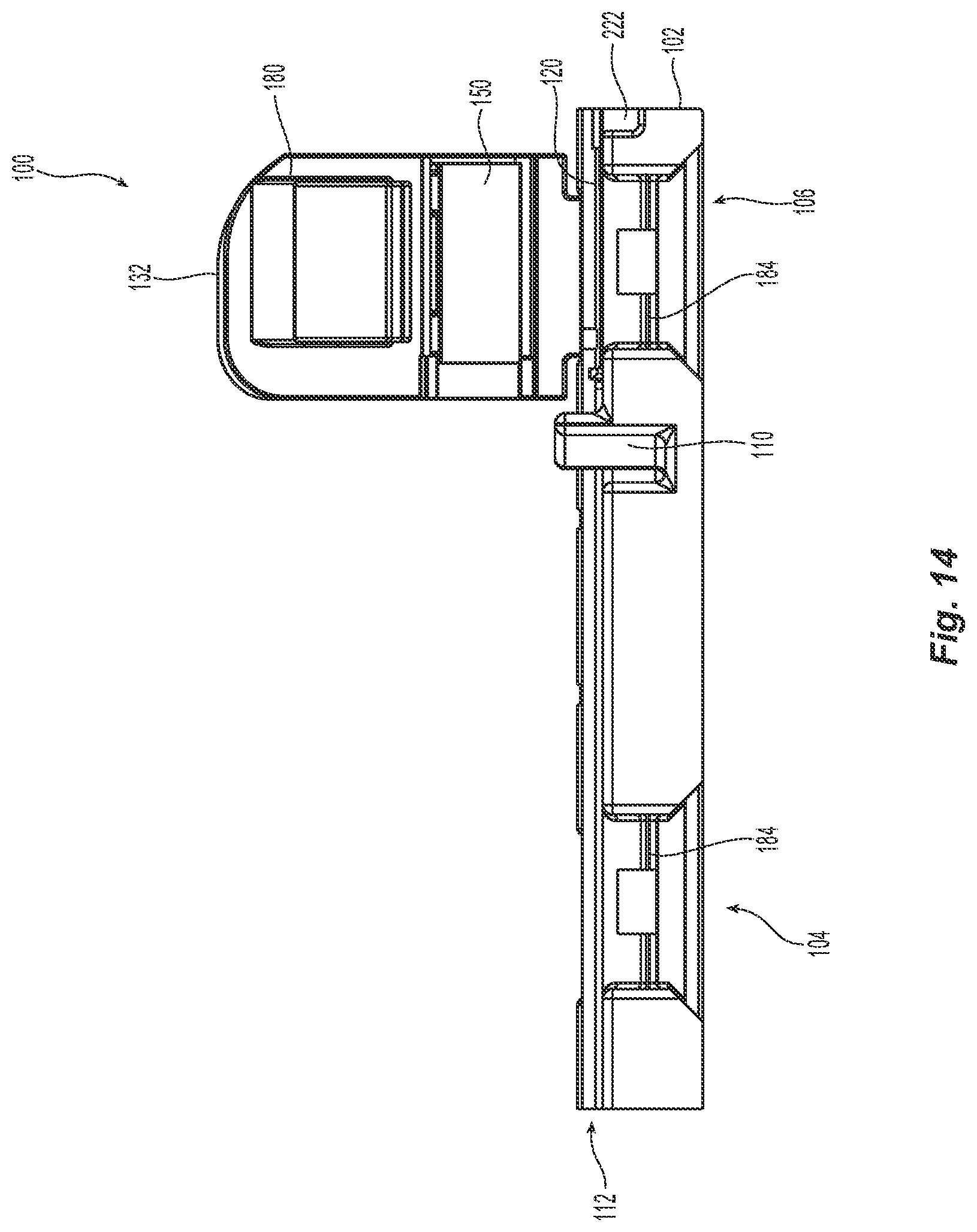 Patent US12325114 Figure 11 – Fiber handling tool with spring loaded doors