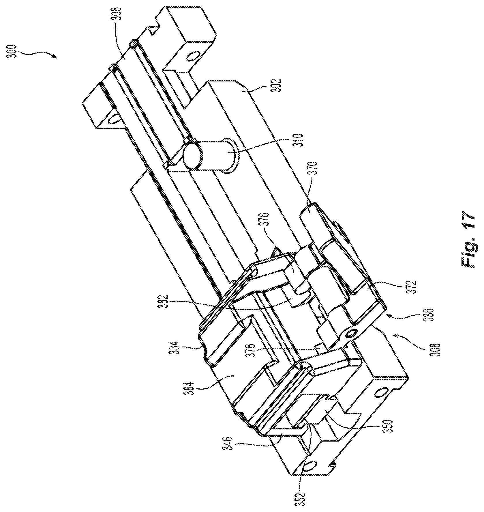 Patent US12325114 Figure 14 – Fiber handling tool with spring loaded doors