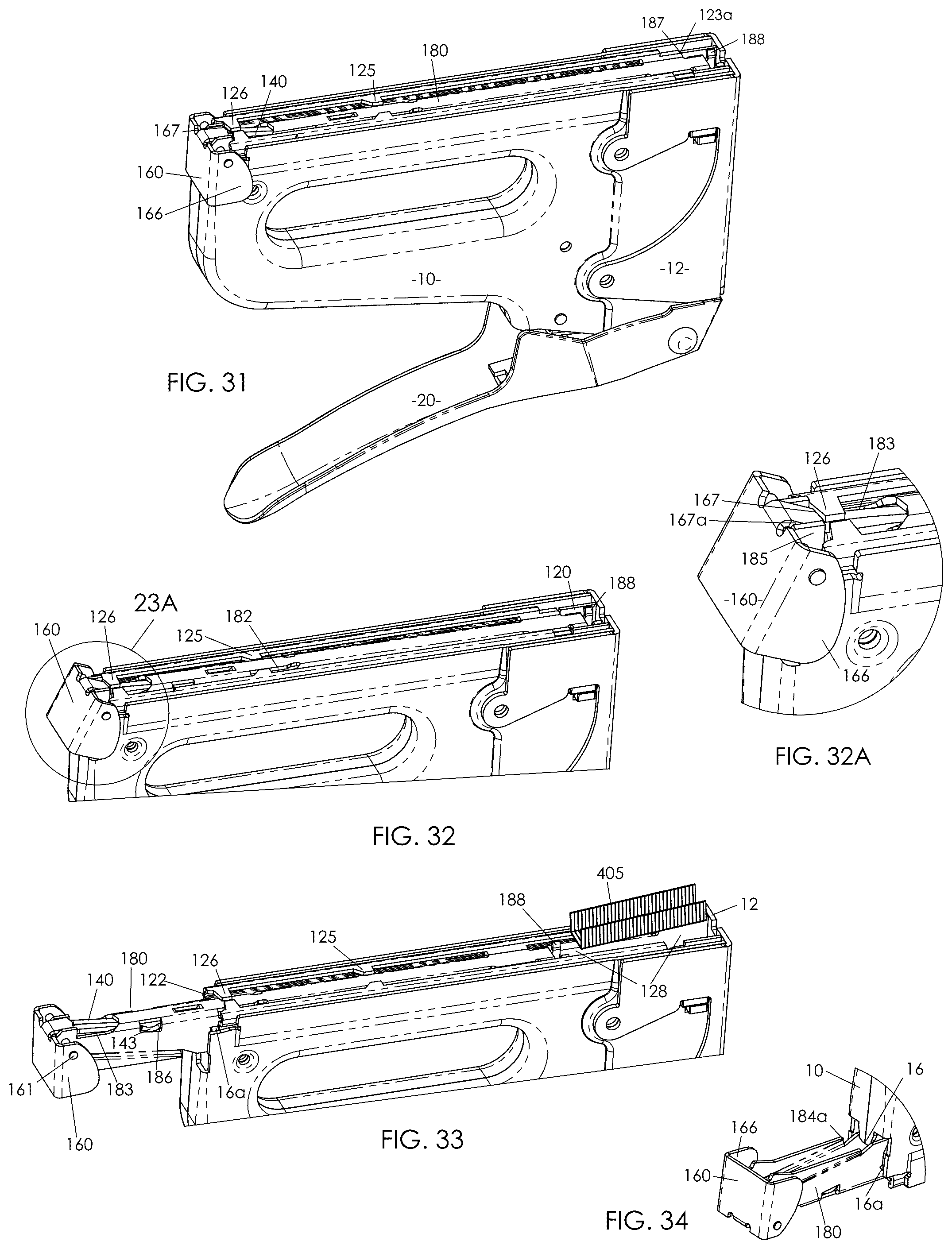 Patent US12325115 Figure 6 – High efficiency torsion spring tacker