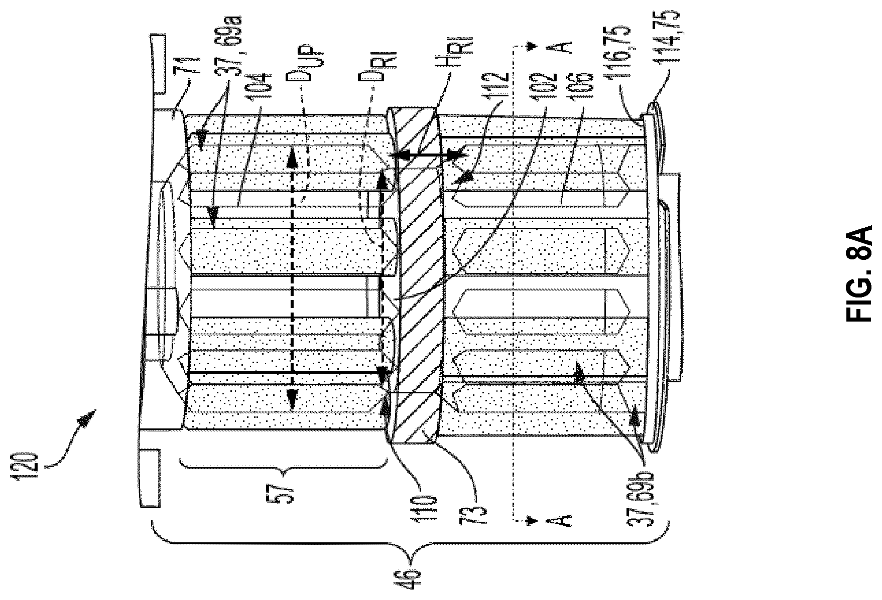 Patent US12325116 Figure 8 – Greaseless hydraulic hammer
