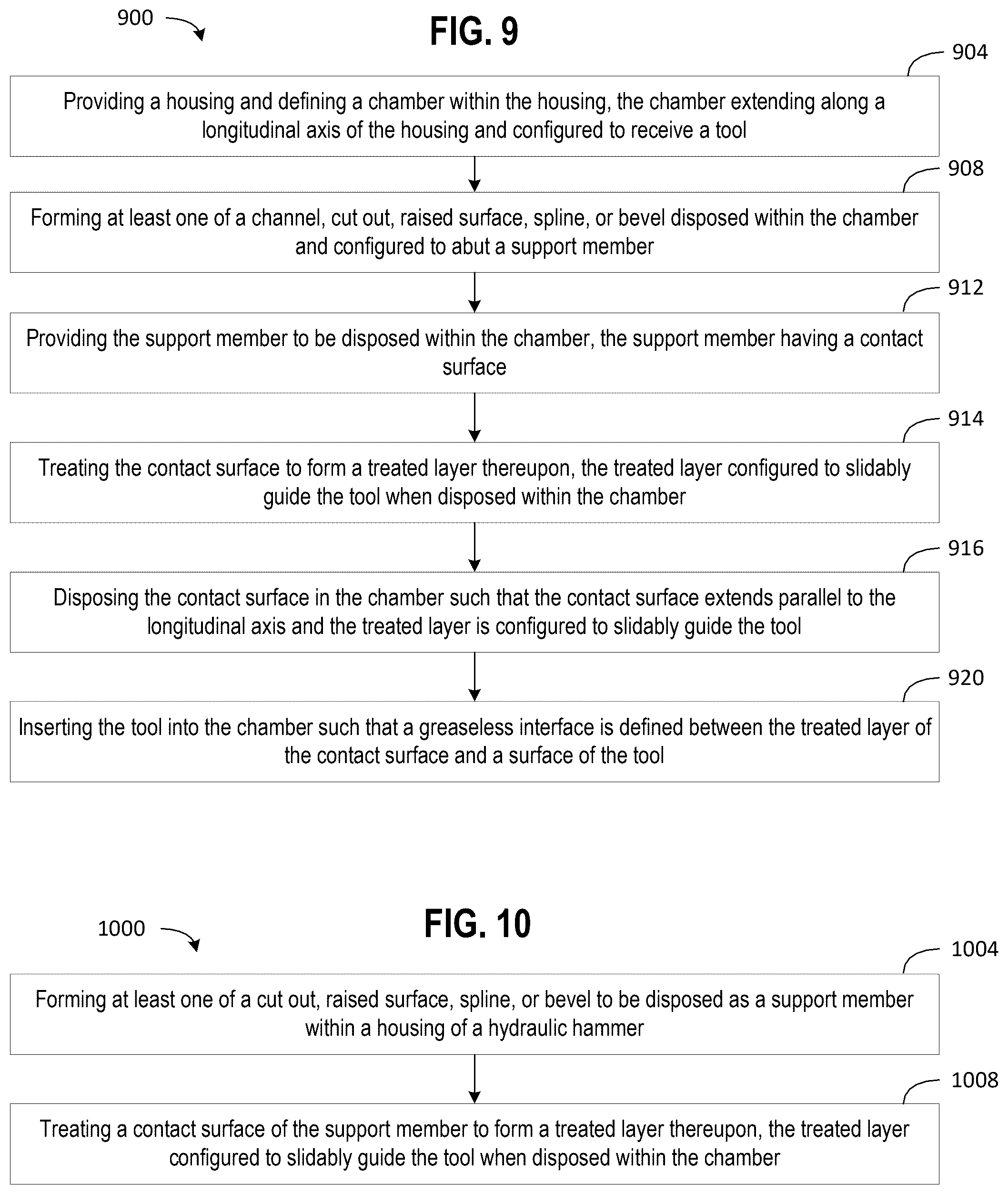 Patent US12325116 Figure 10 – Greaseless hydraulic hammer