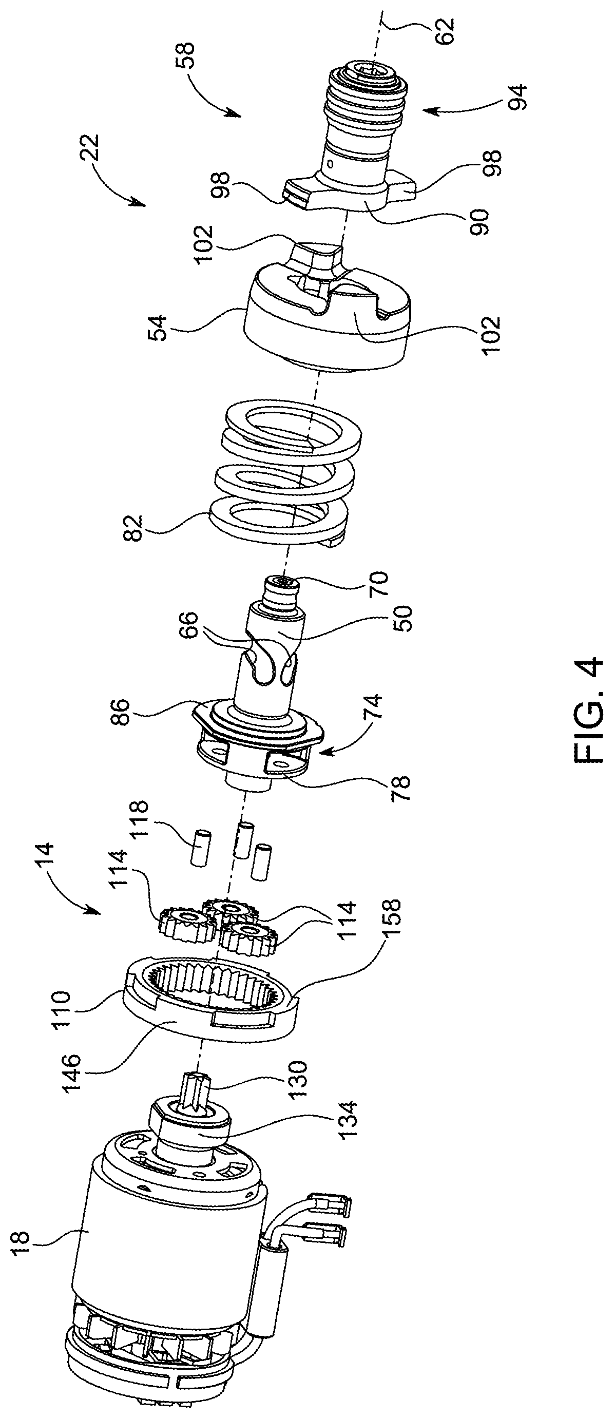 Patent US12325118 Figure 4 – Rotary impact tool