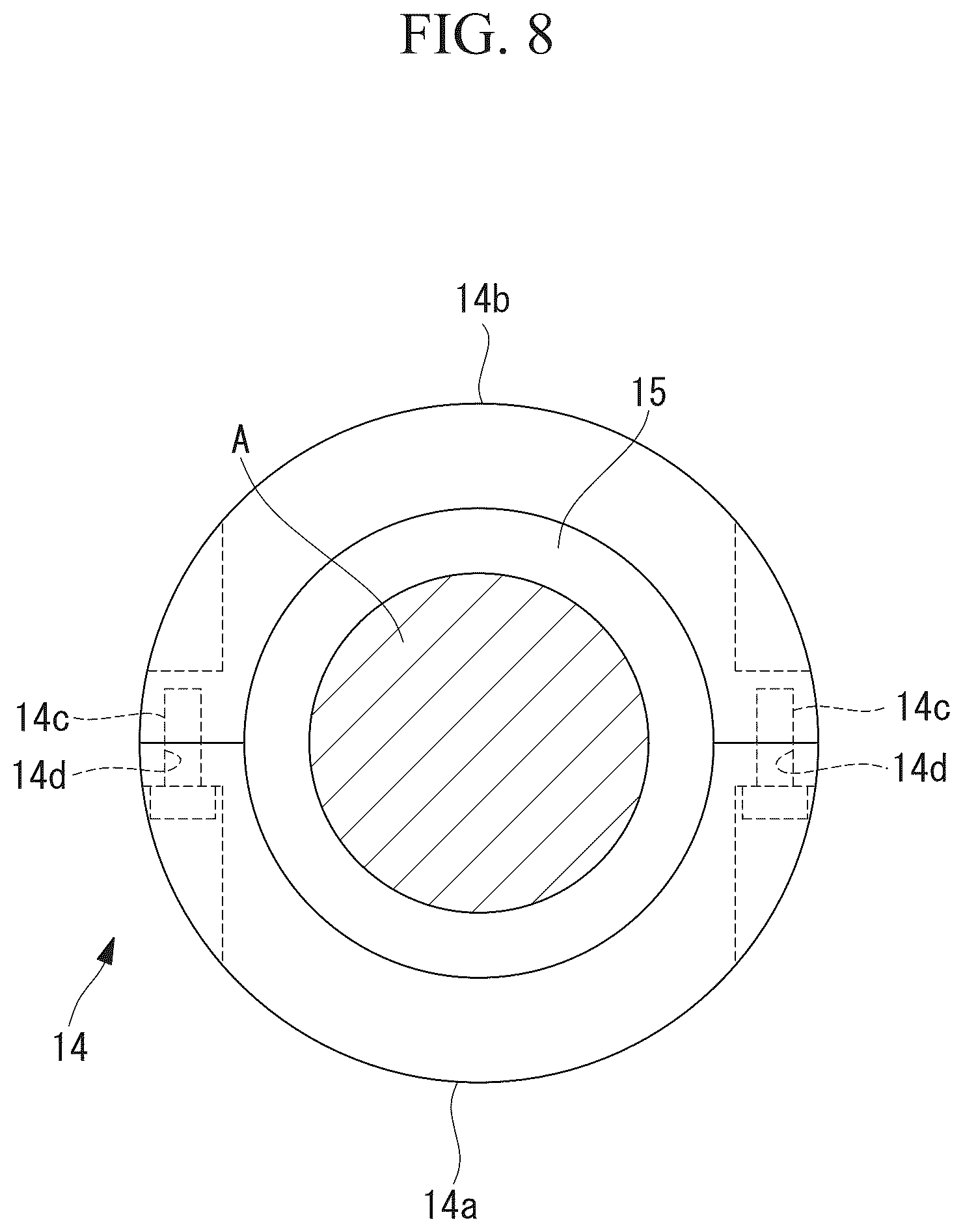 Patent US12325126 Figure 8 – Insulating cover, bracket, robot, welding device, and robot system