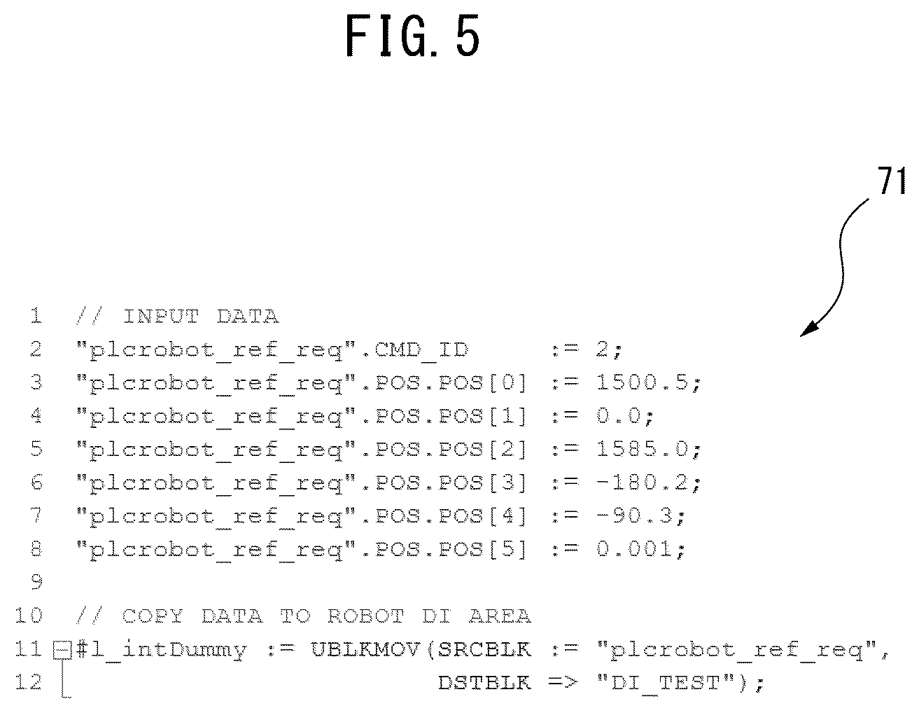 Patent US12325134 Figure 5 – Robot control device and robot system