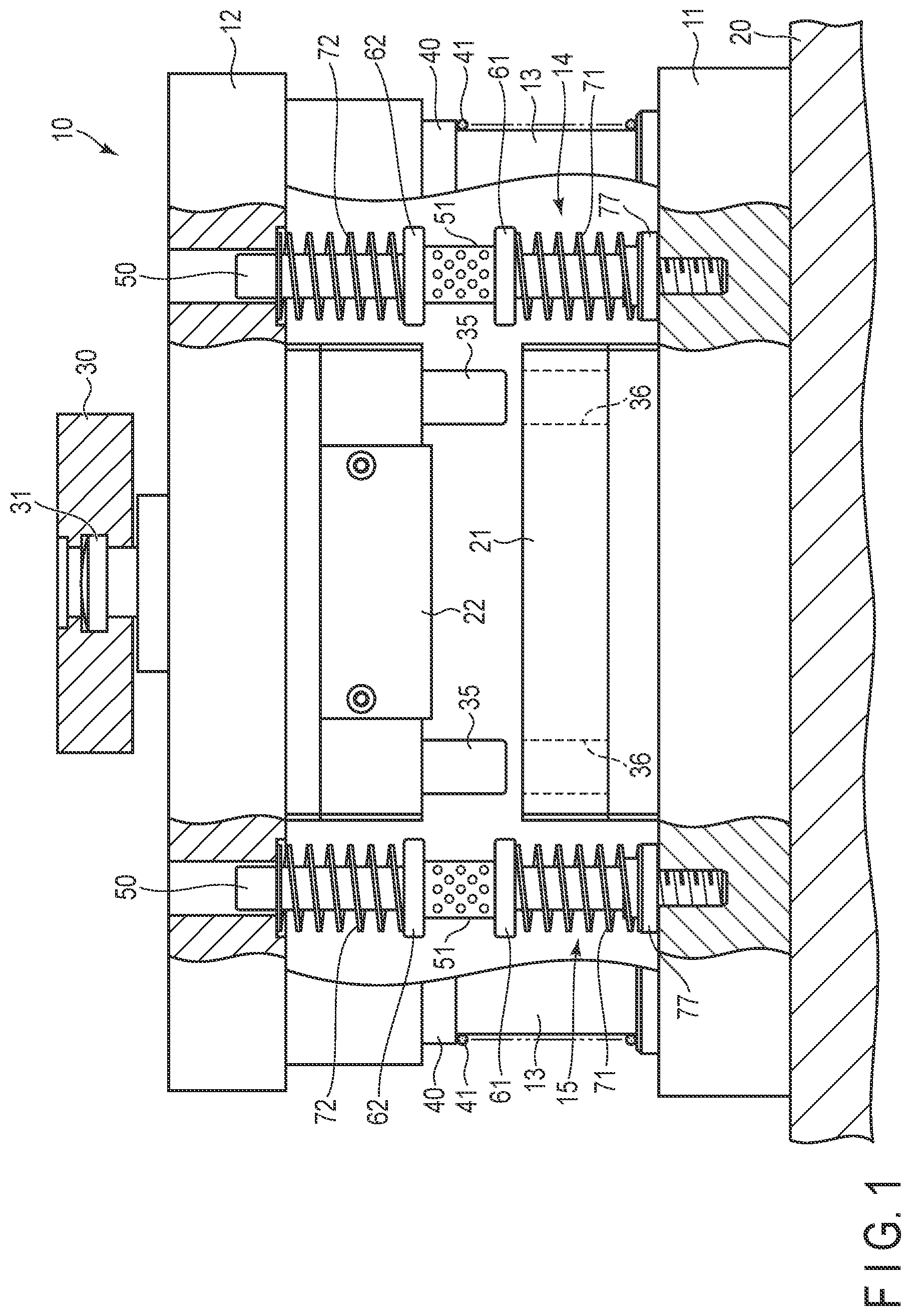 Patent US12325147 Figure 1 – Die set apparatus