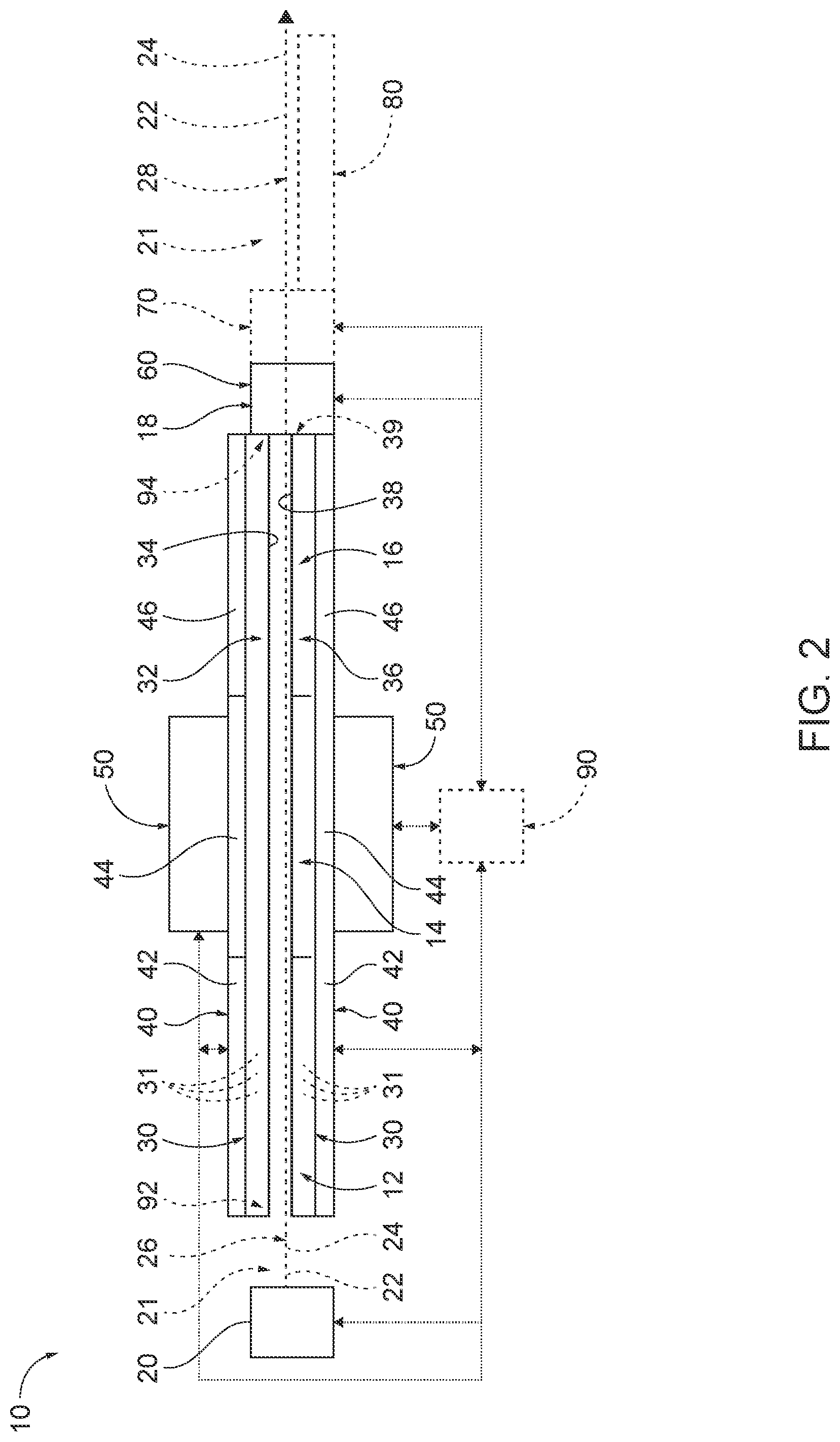Patent US12325159 Figure 2 – Continuous compression molding machines and methods of continuous compression molding a consolidated thermoplastic matrix composite material