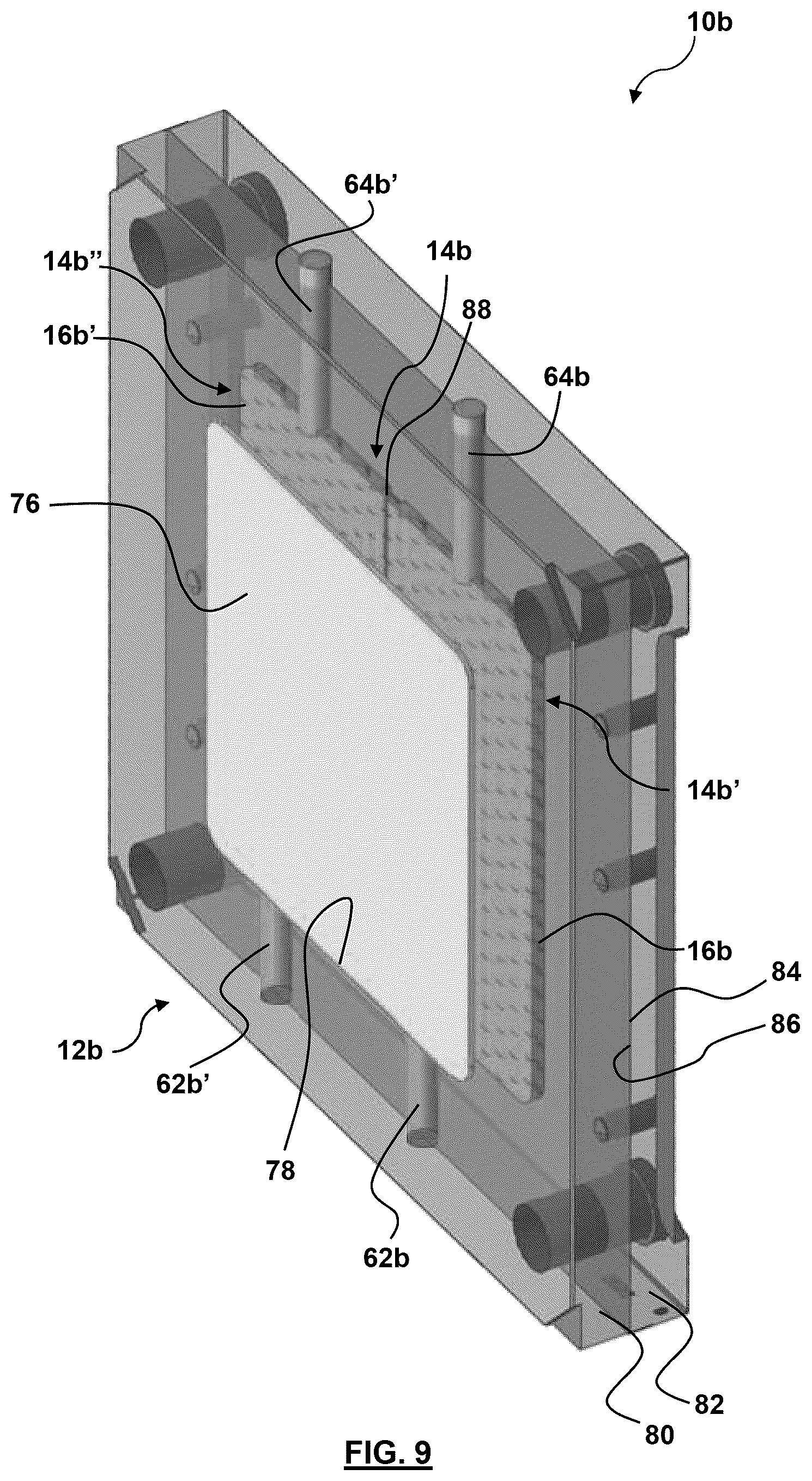 Patent US12325166 Figure 8 – Mold plate cooling arrangement