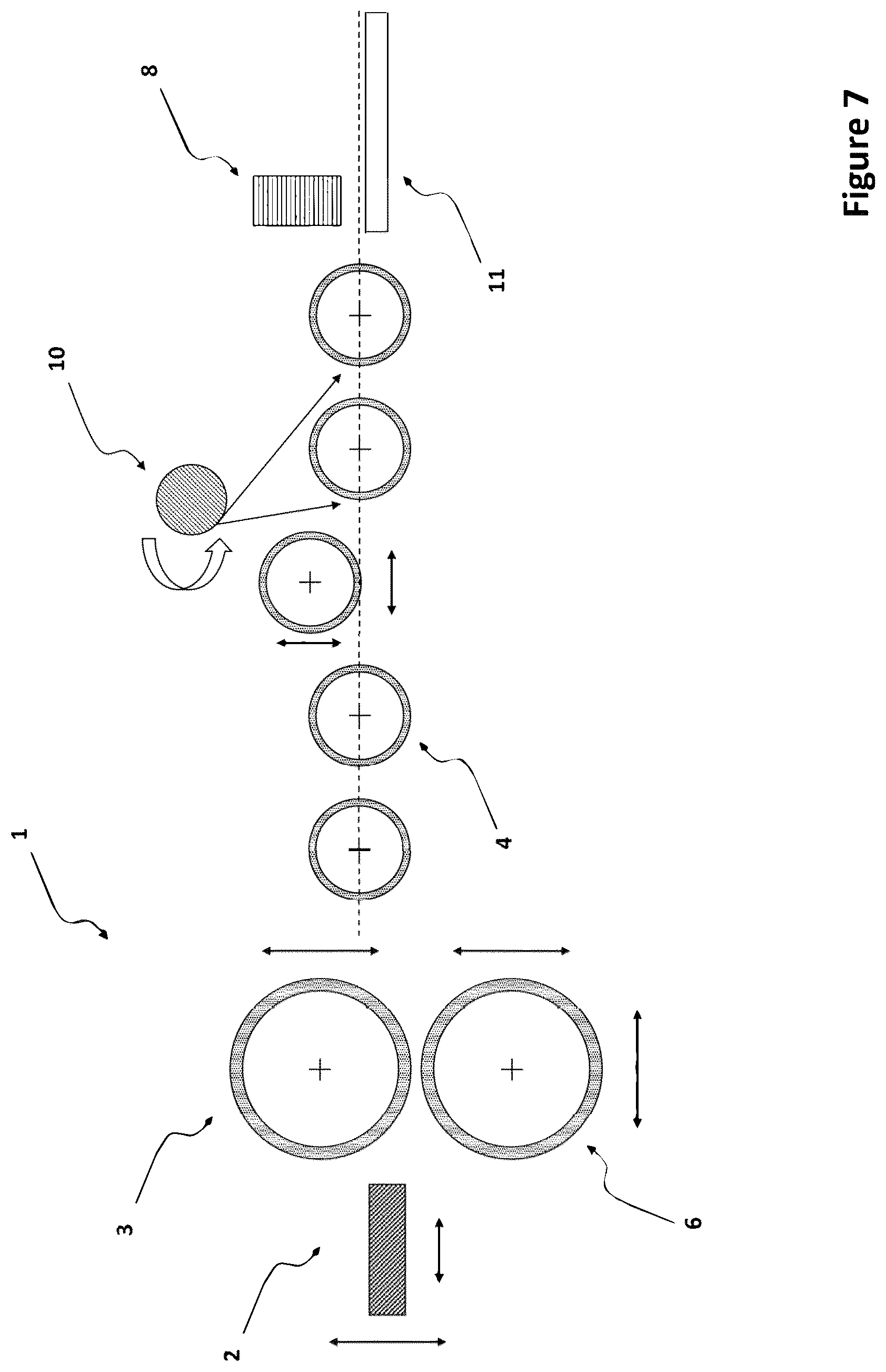 Patent US12325167 Figure 5 – Method for producing a decorative wall- or floor panel