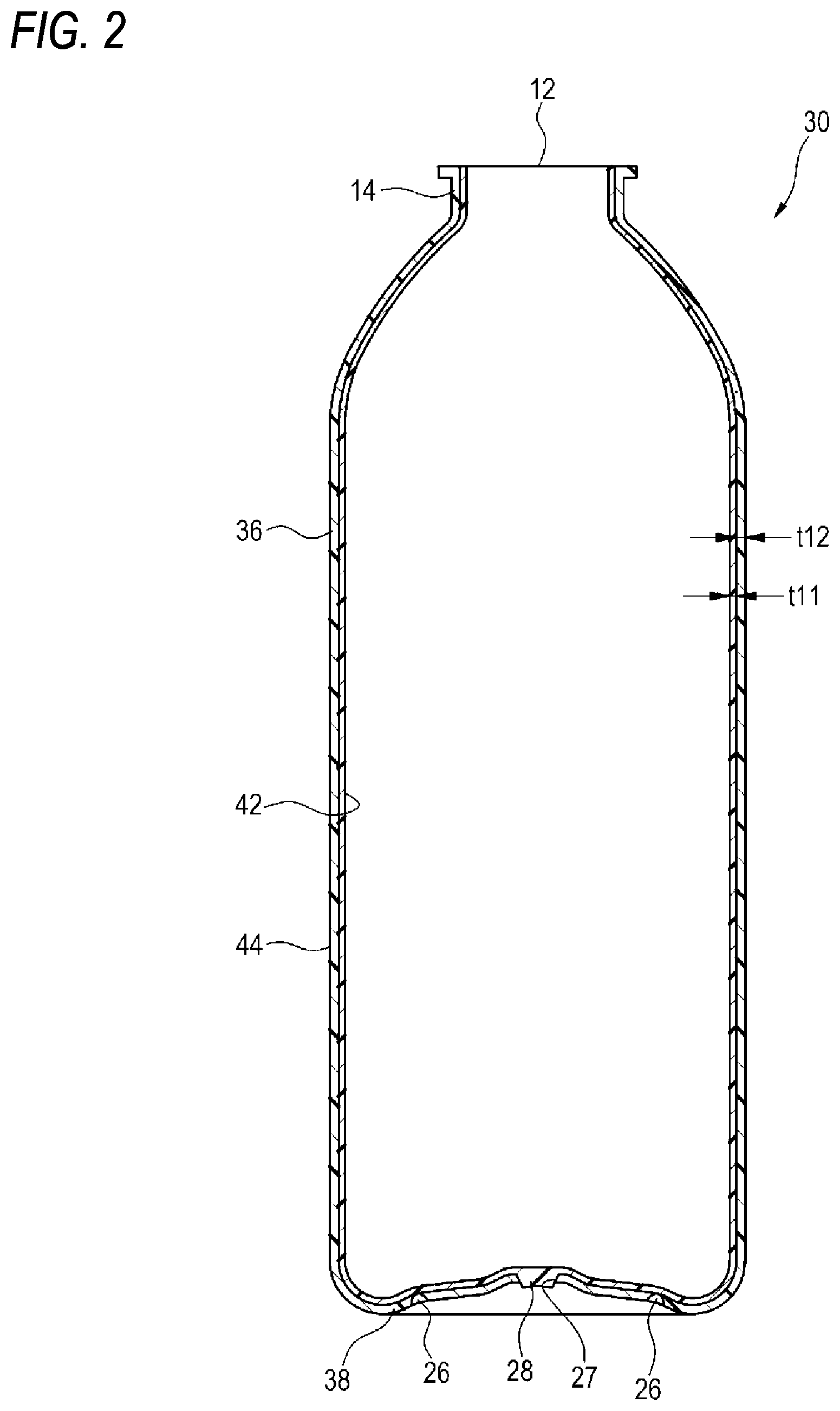 Patent US12325172 Figure 2 – Method for producing delamination container and apparatus for producing delamination container