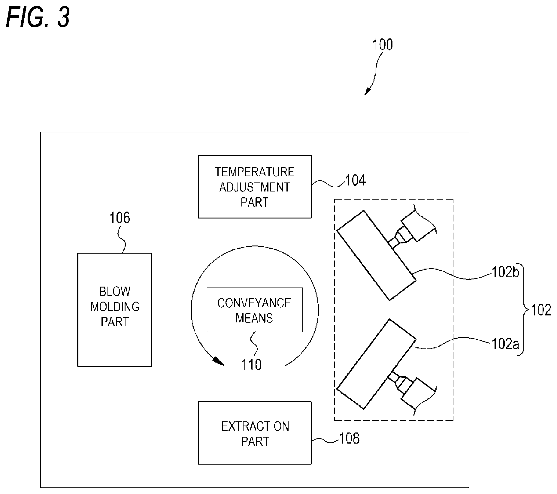 Patent US12325172 Figure 3 – Method for producing delamination container and apparatus for producing delamination container