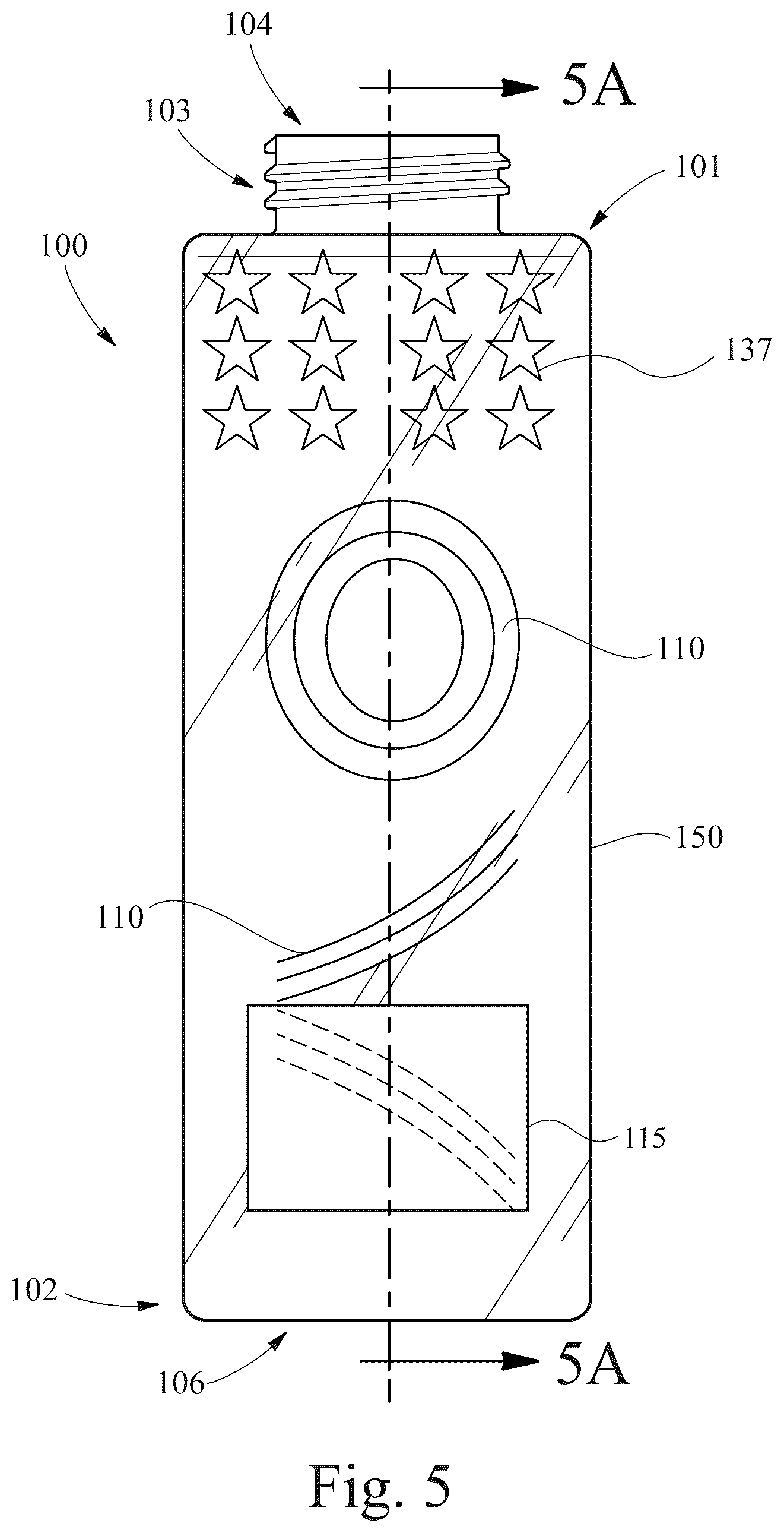 Patent US12325173 Figure 7 – Article with visual effect