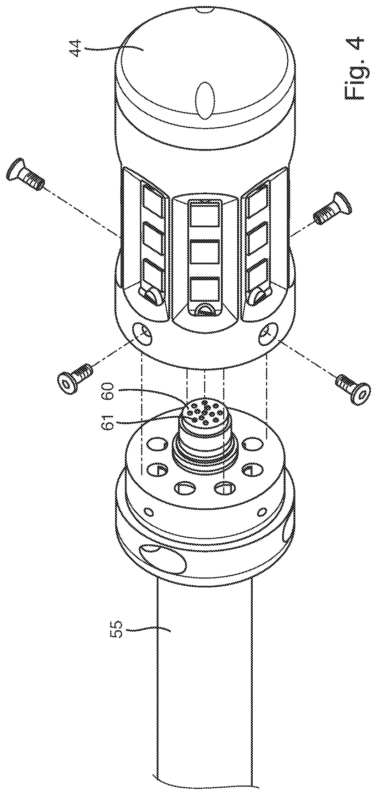 Patent US12325179 Figure 4 – Device for pulling in, and in particular curing, a pipeline liner