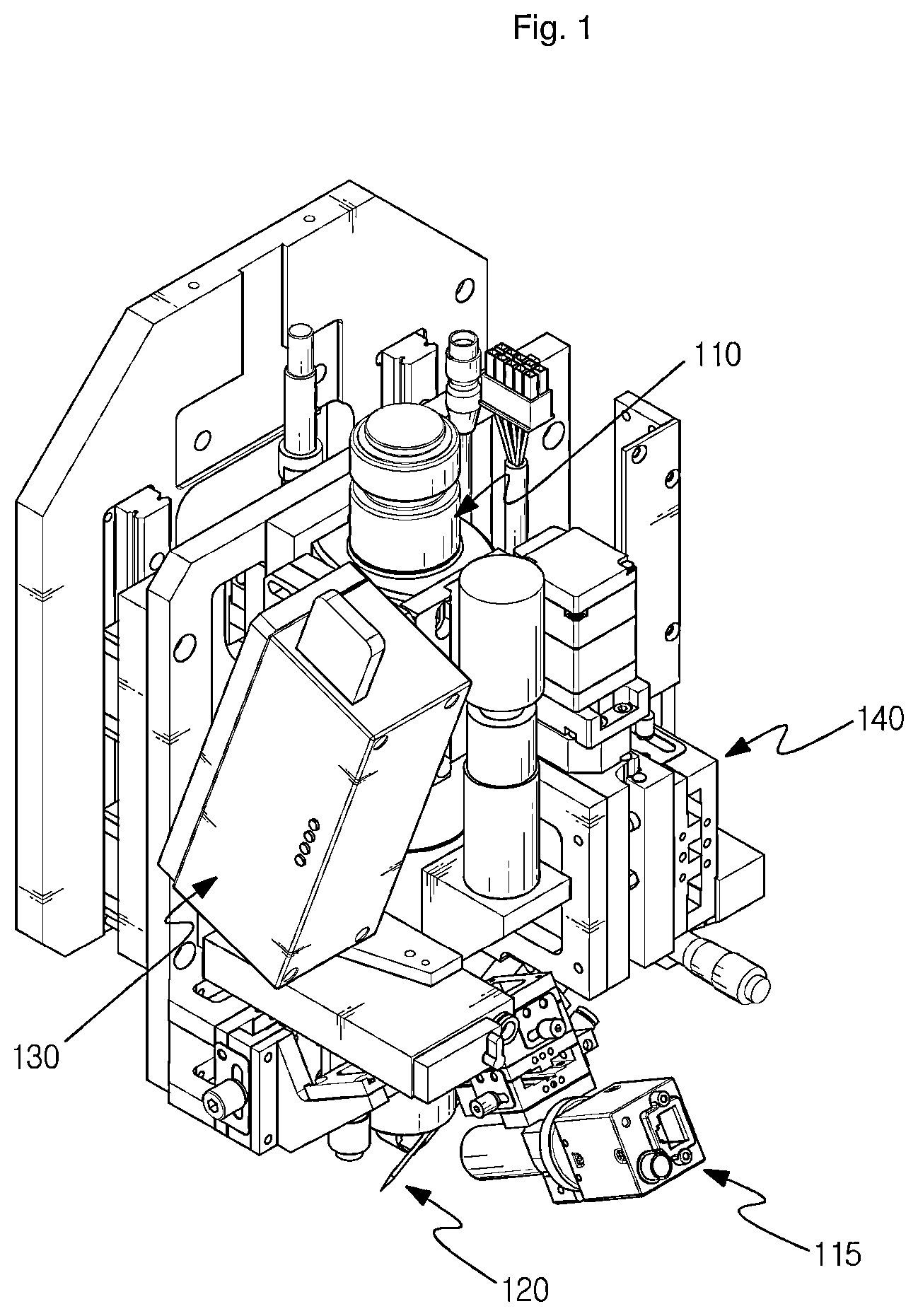 Patent US12325192 Figure 1 – Printing apparatus for 3D surface