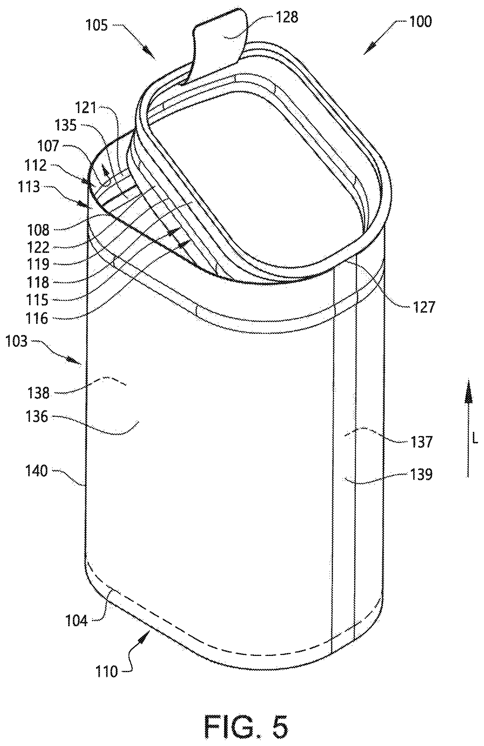 Patent US12325196 Figure 3 – Expansible plunger; an attachment unit and a method for attaching a container element in a container body