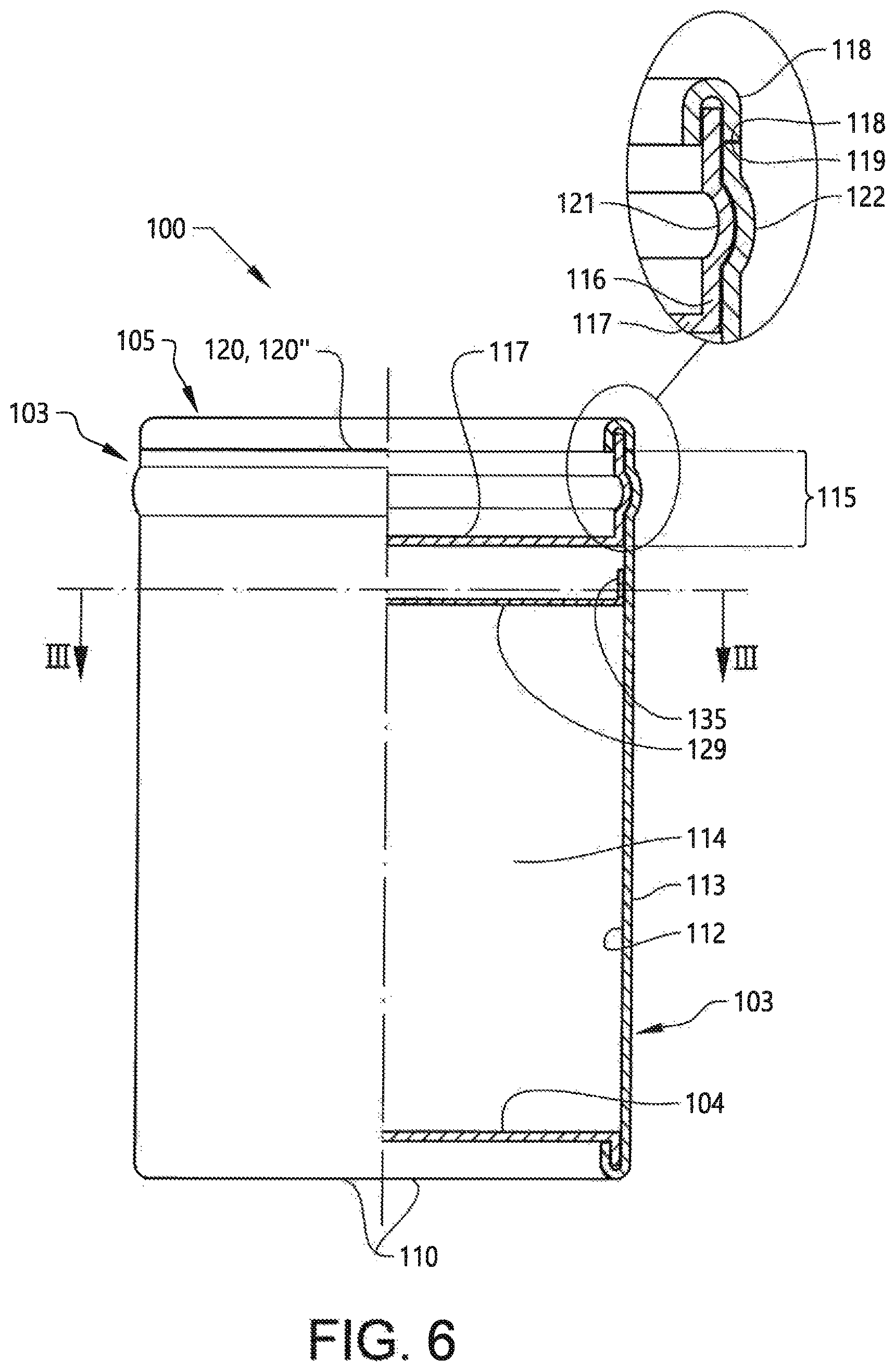 Patent US12325196 Figure 4 – Expansible plunger; an attachment unit and a method for attaching a container element in a container body
