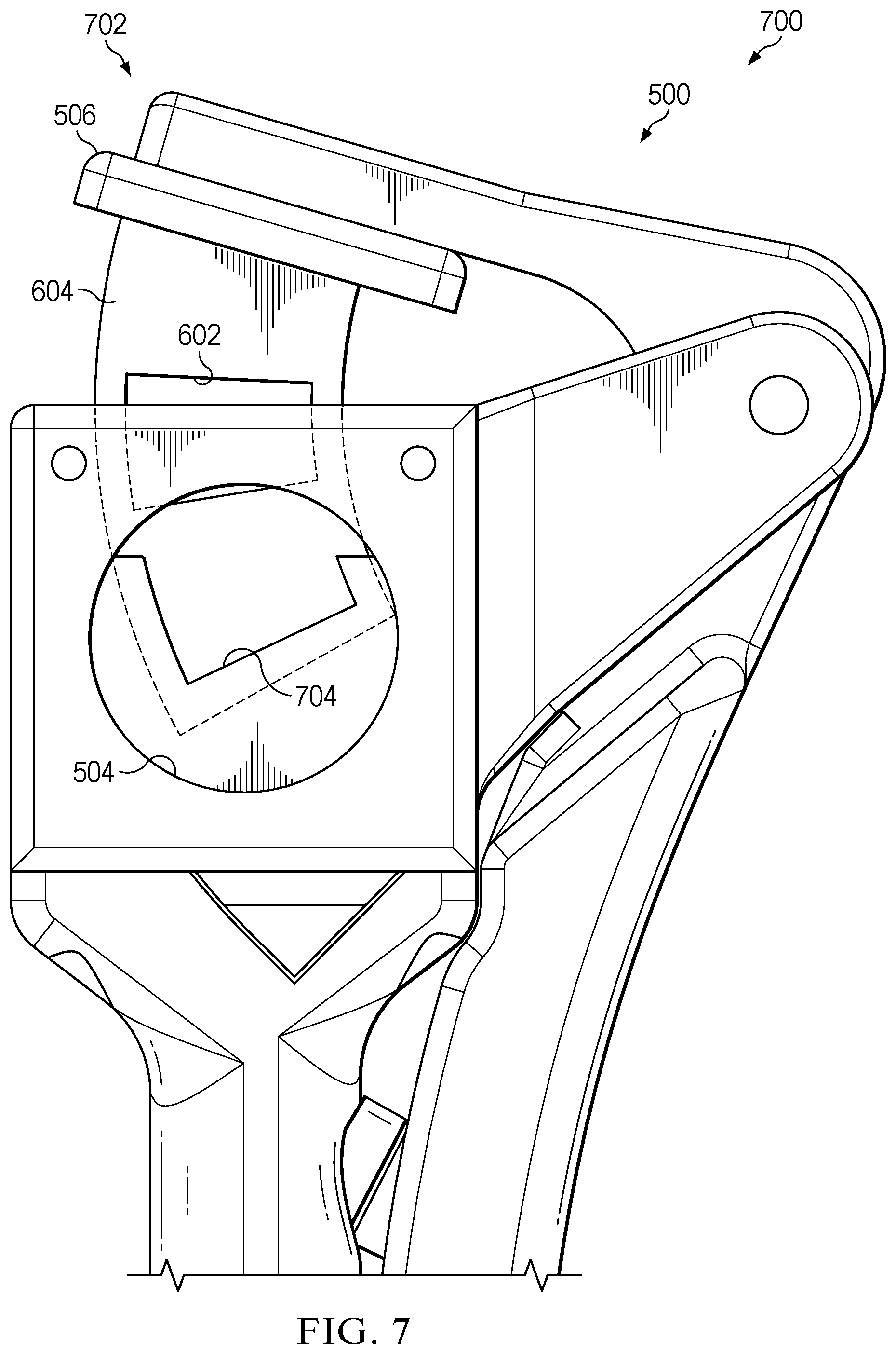 Patent US12325199 Figure 7 – Vacuum system for holding or compacting an object