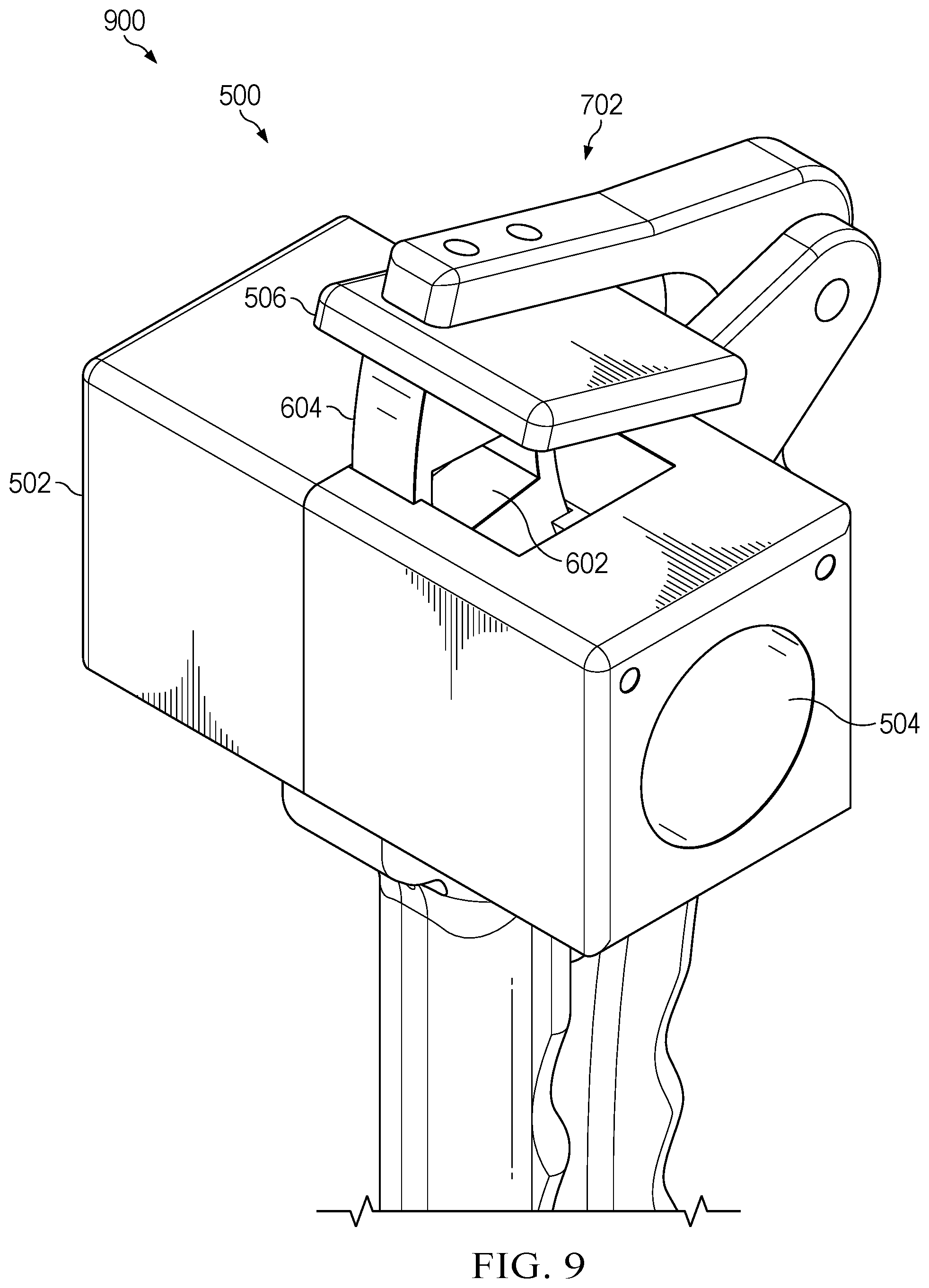 Patent US12325199 Figure 9 – Vacuum system for holding or compacting an object