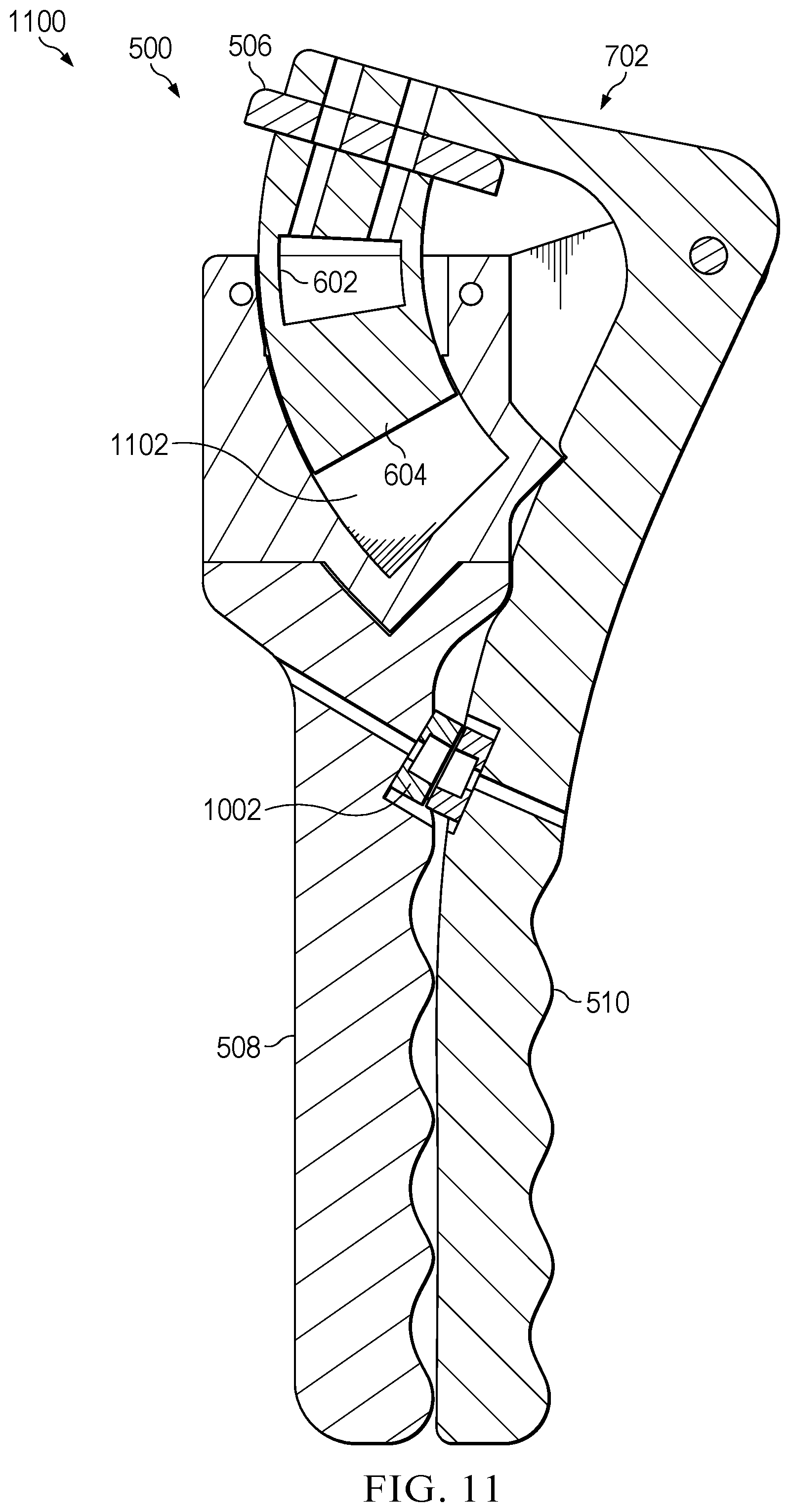 Patent US12325199 Figure 11 – Vacuum system for holding or compacting an object
