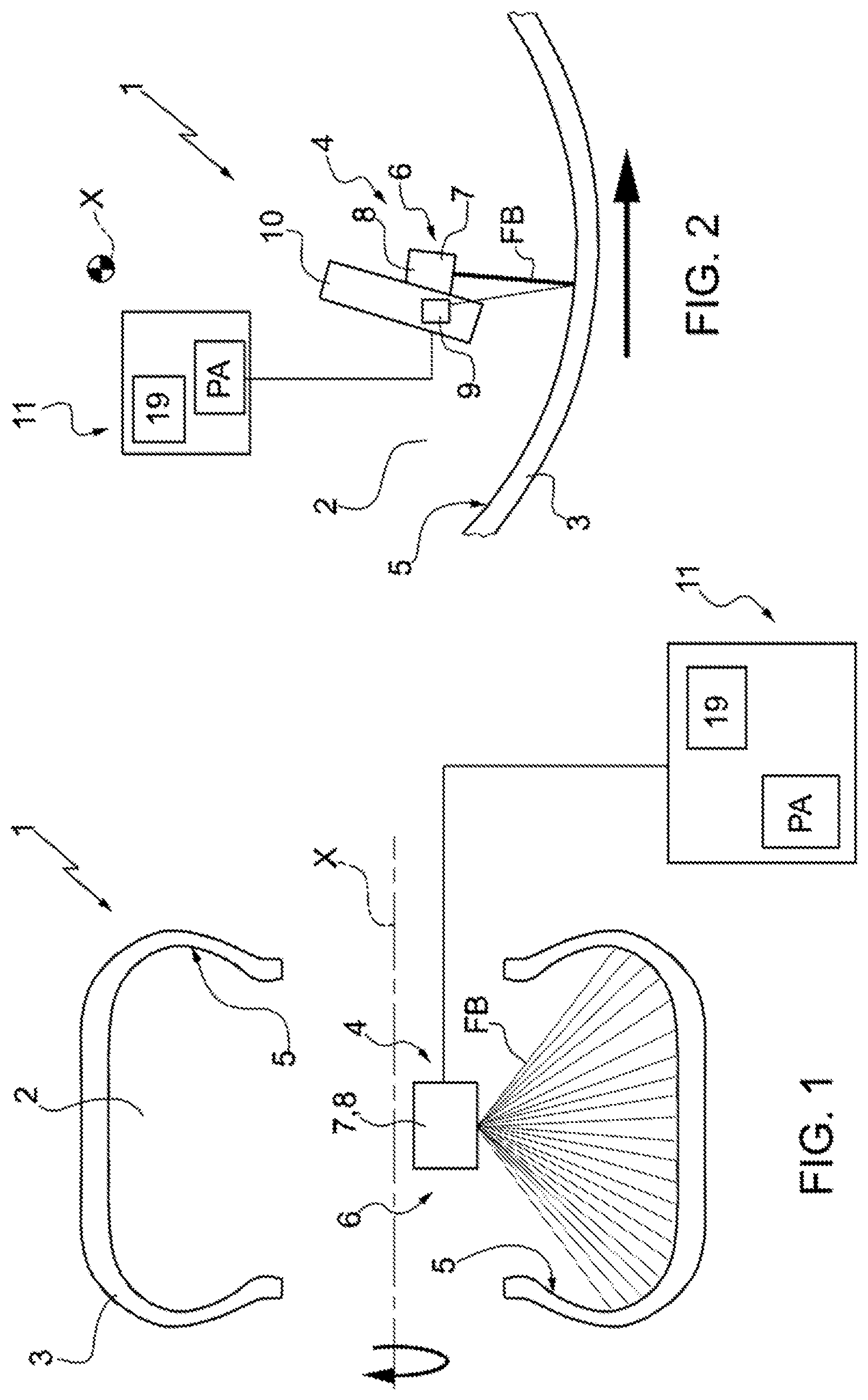 Patent US12325205 Figure 1 – Method and system for applying a sealing agent to the surface of an internal cavity of a pneumatic tire