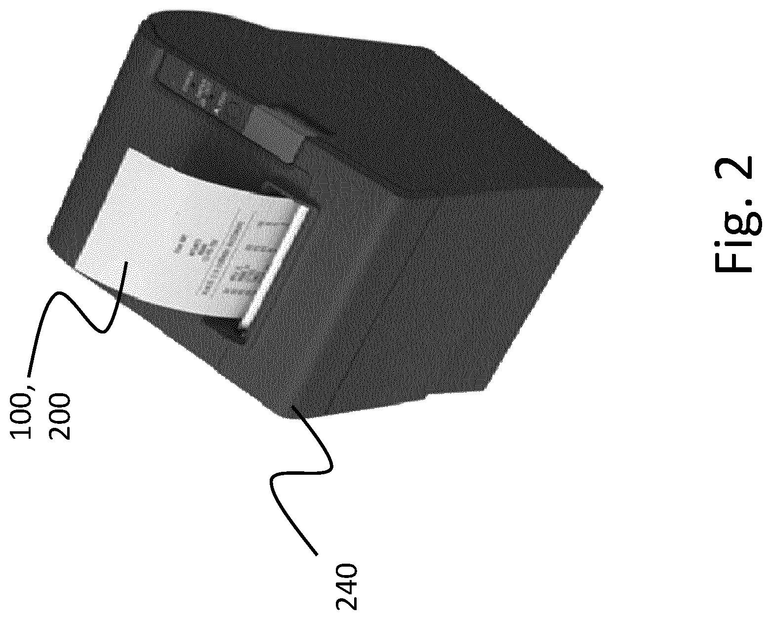 Patent US12325207 Figure 2 – Linerless label