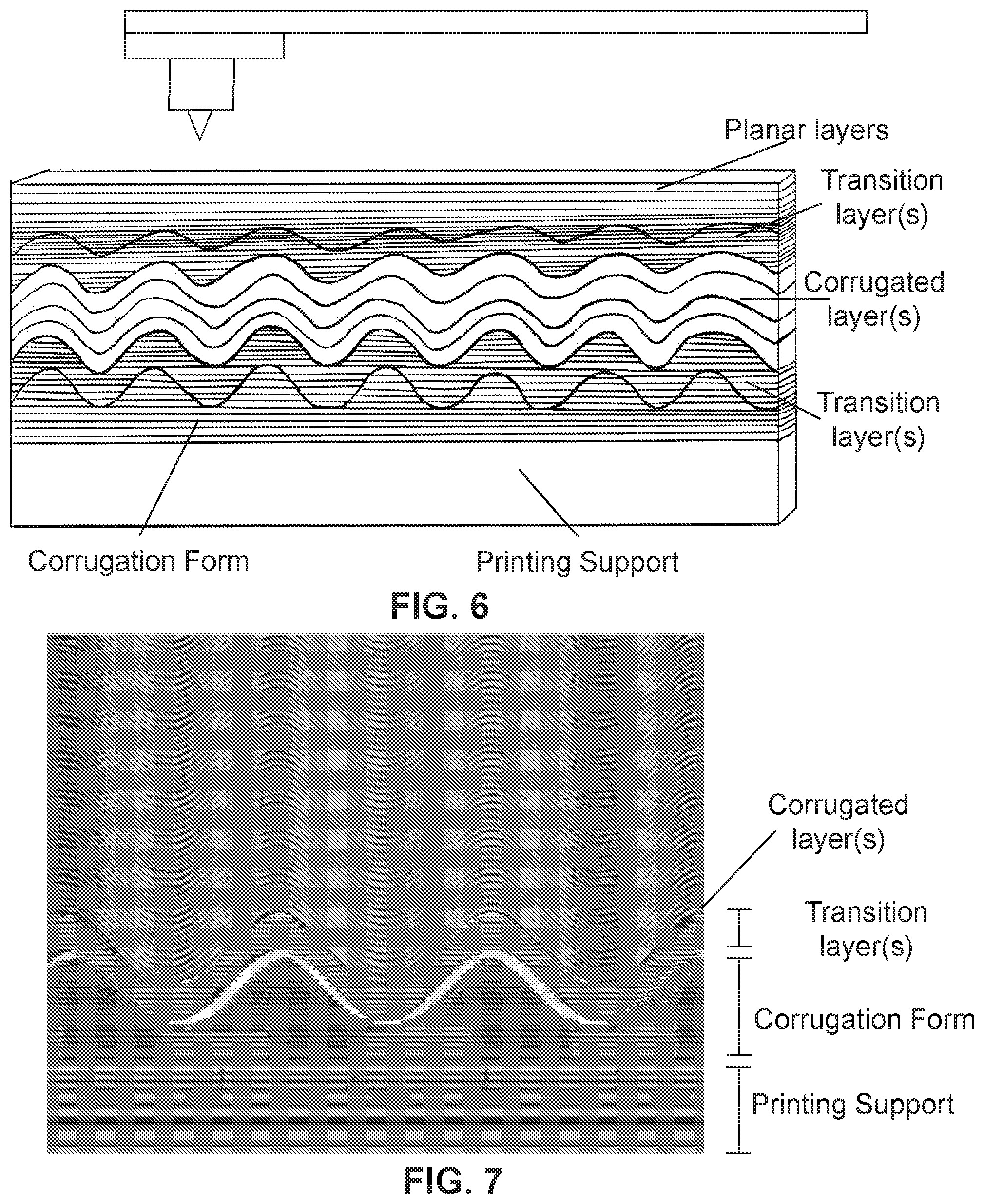 Patent US12325208 Figure 6 – Corrugated three dimensional (3D) additive manufacturing