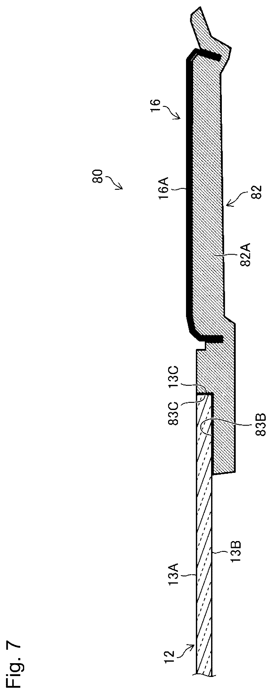 Patent US12325211 Figure 7 – Glass plate with resin frame and method for producing glass plate with resin frame