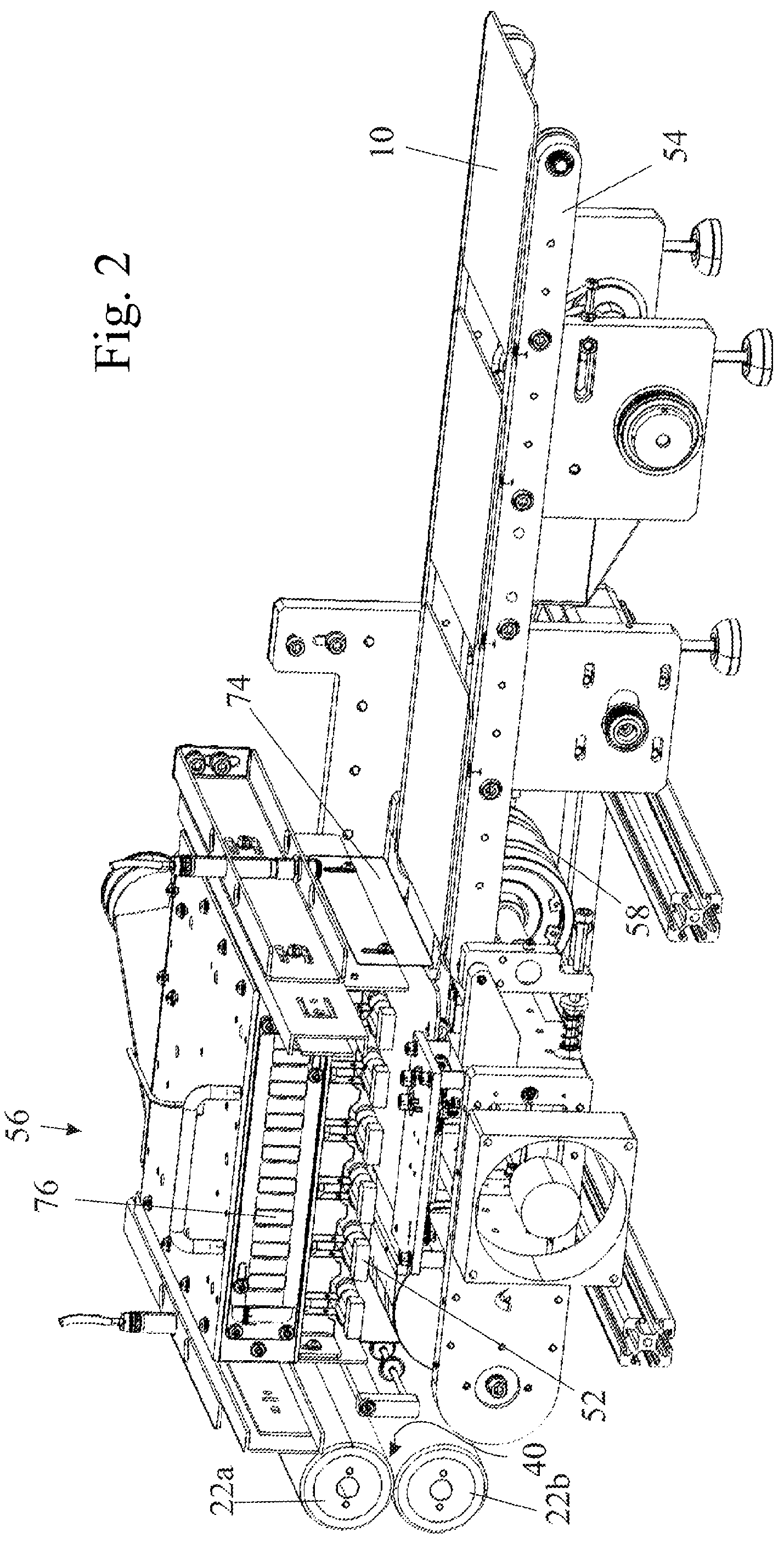 Patent US12325219 Figure 2 – System for introducing a substrate into a nip