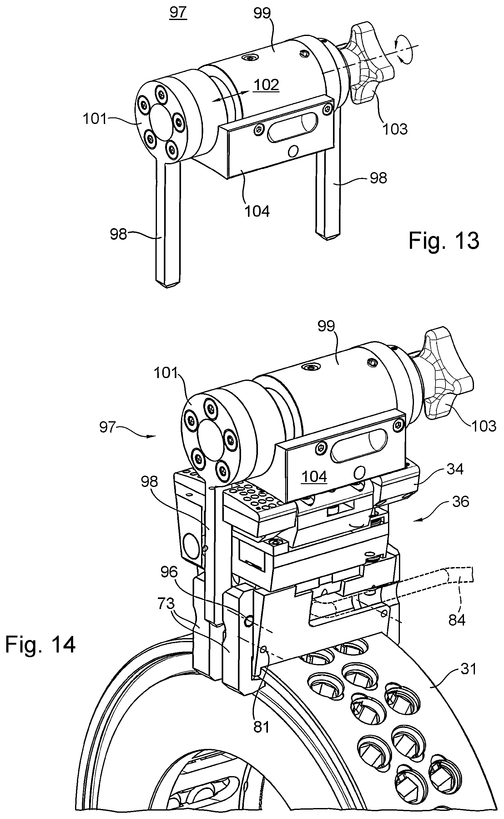 Patent US12325225 Figure 10 – Cylinder for aligning magnetic or magnetizable particles, system for mounting and/or positioning magnetic elements at the cylinder, and machine for generating optically variable image elements