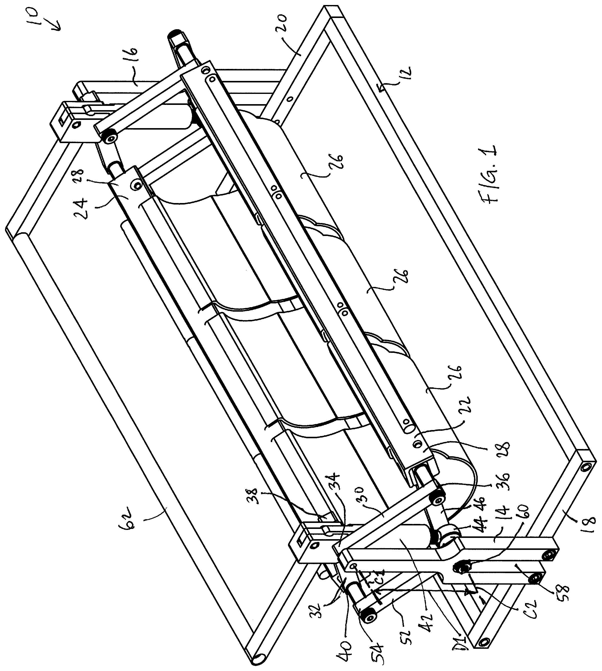 Patent US12325226 Figure 1 – Sling for supporting mugs during sublimation printing